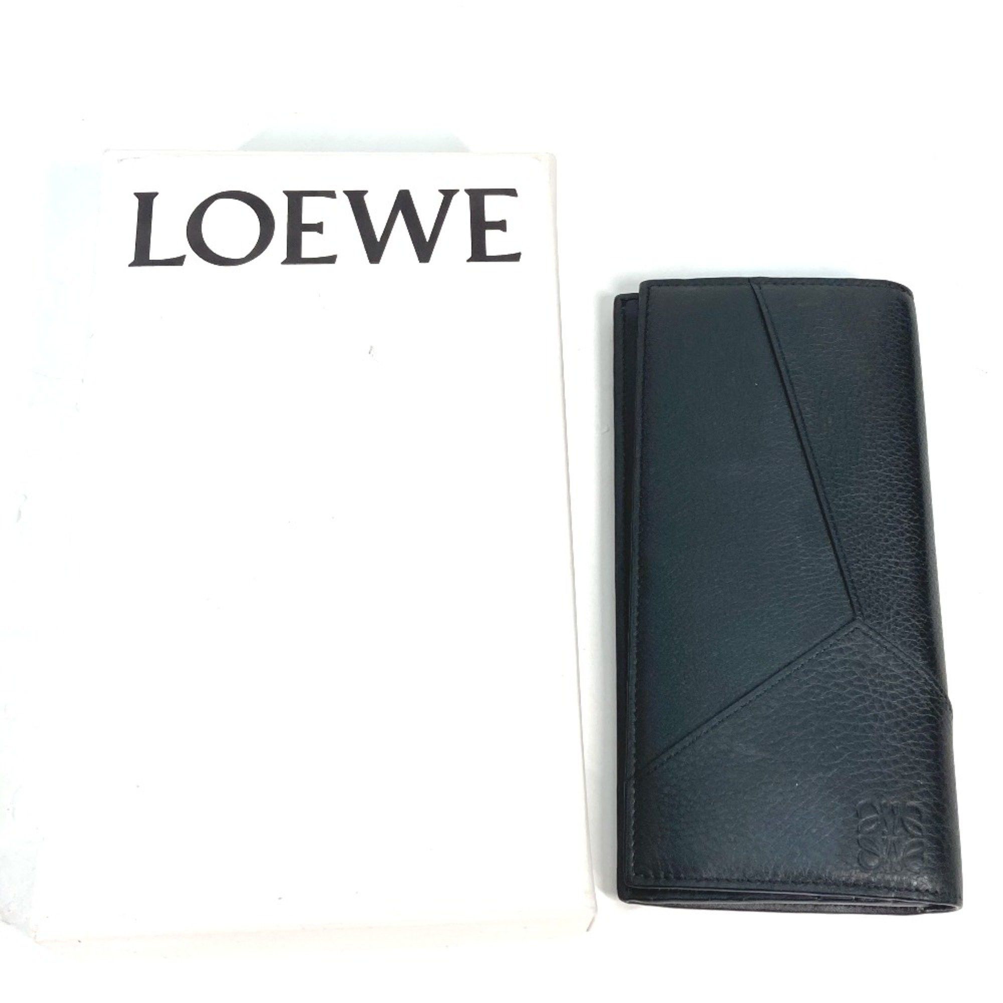 Loewe Loewe Long wallet Two fold Long Wallet Black Size ONE SIZE - 2 Thumbnail