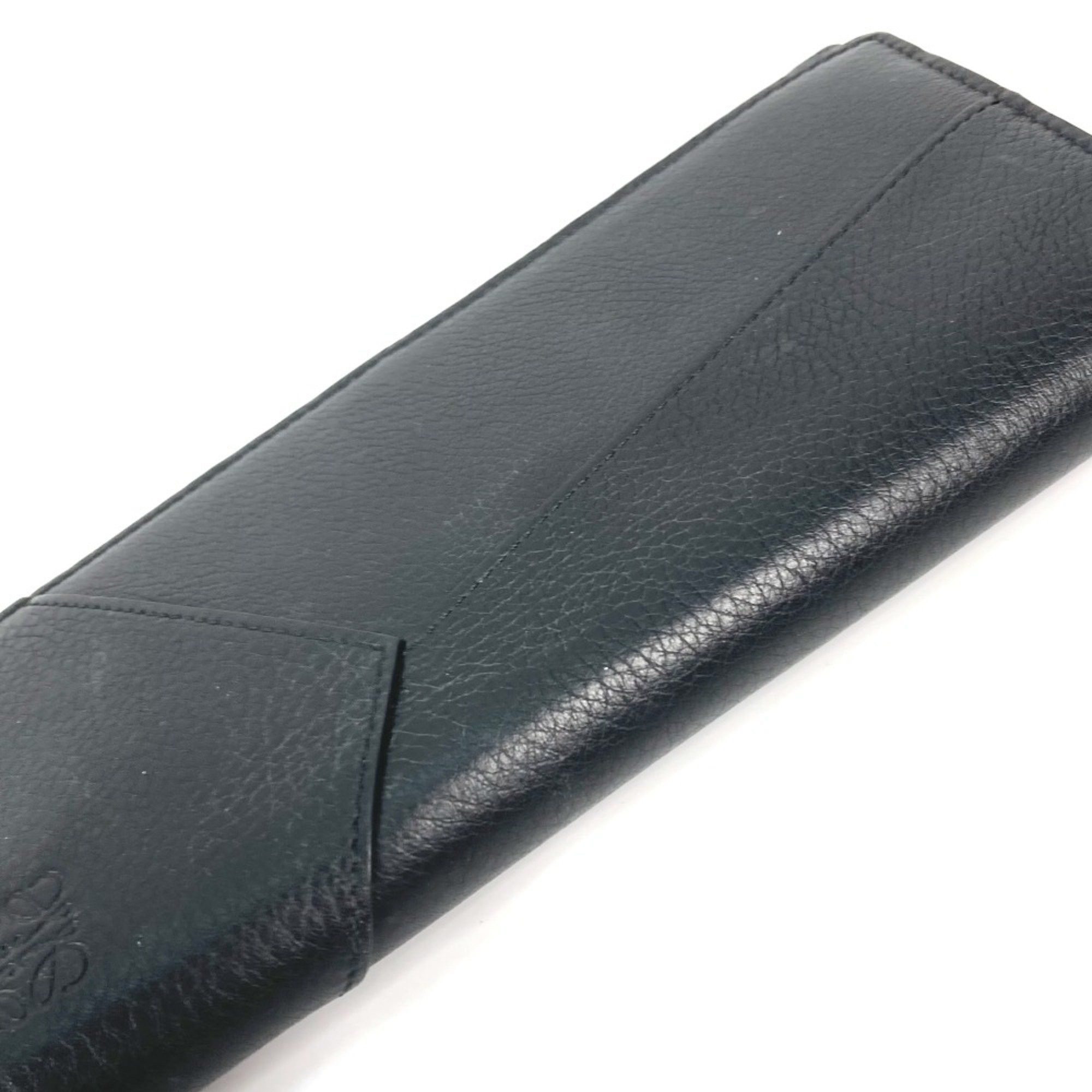 Loewe Loewe Long wallet Two fold Long Wallet Black Size ONE SIZE - 4 Thumbnail