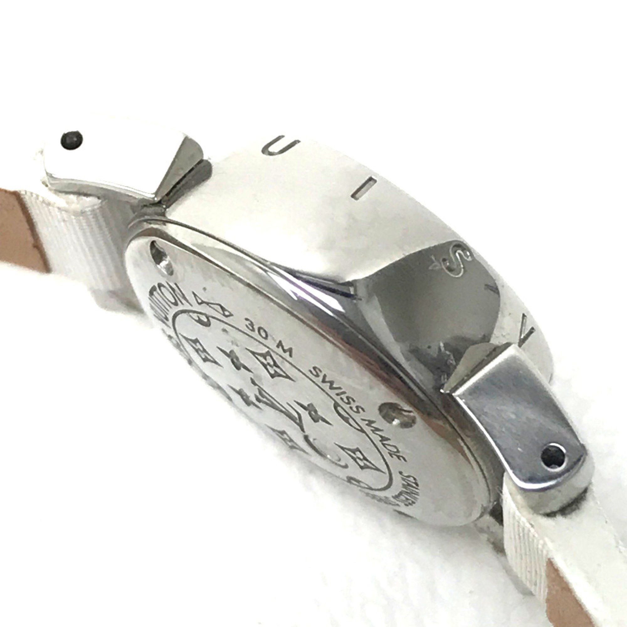 Louis Vuitton Louis Vuitton Q151P Rug diamond quartz Wristwatch Pink Based White Size ONE SIZE - 4 Thumbnail