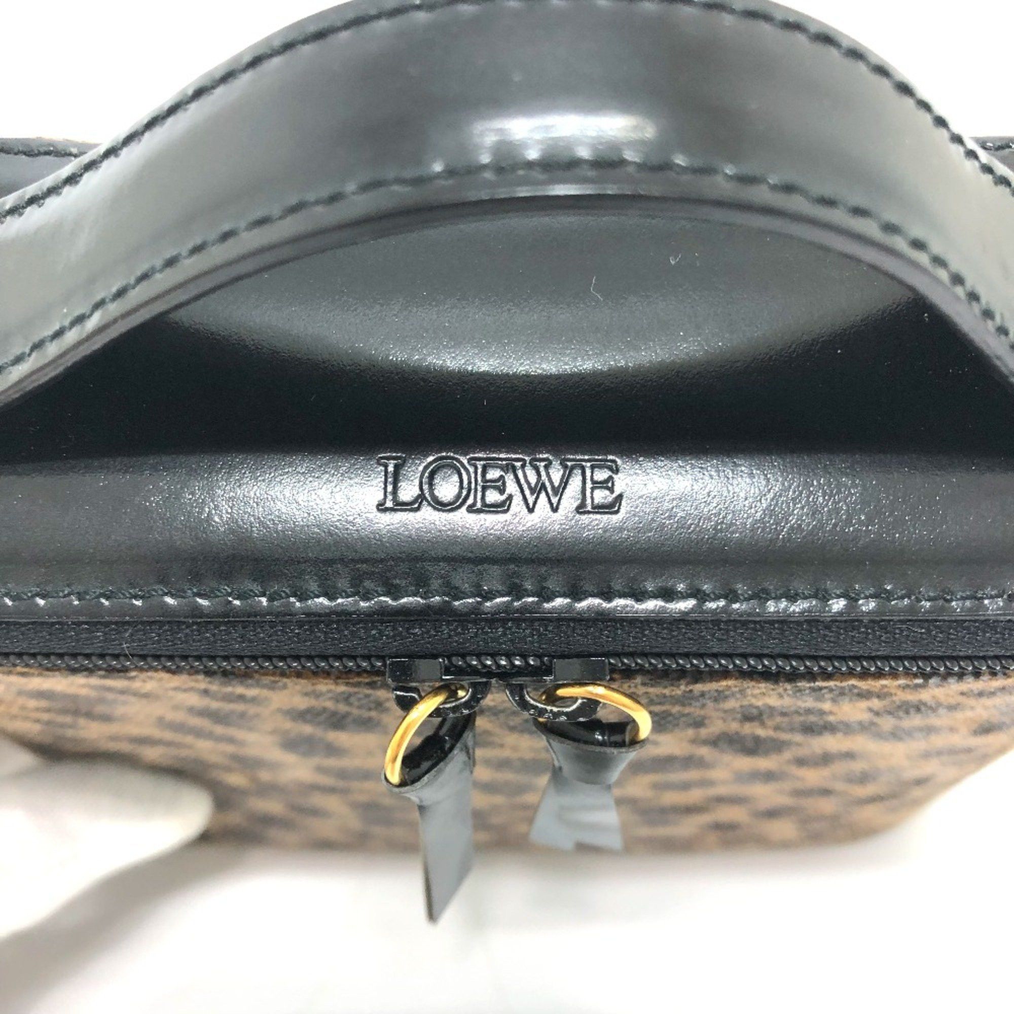 Loewe Loewe Leopard Bag Vanity bag Brown GoldHardware Size ONE SIZE - 8 Thumbnail
