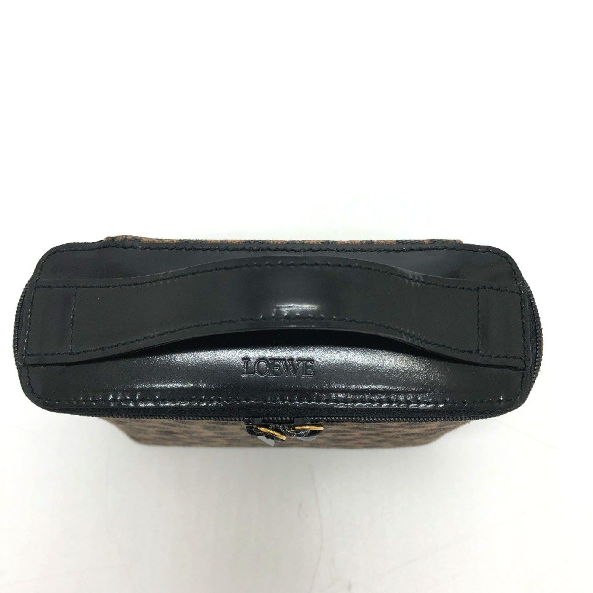Loewe Loewe Leopard Bag Vanity bag Brown GoldHardware Size ONE SIZE - 3 Thumbnail
