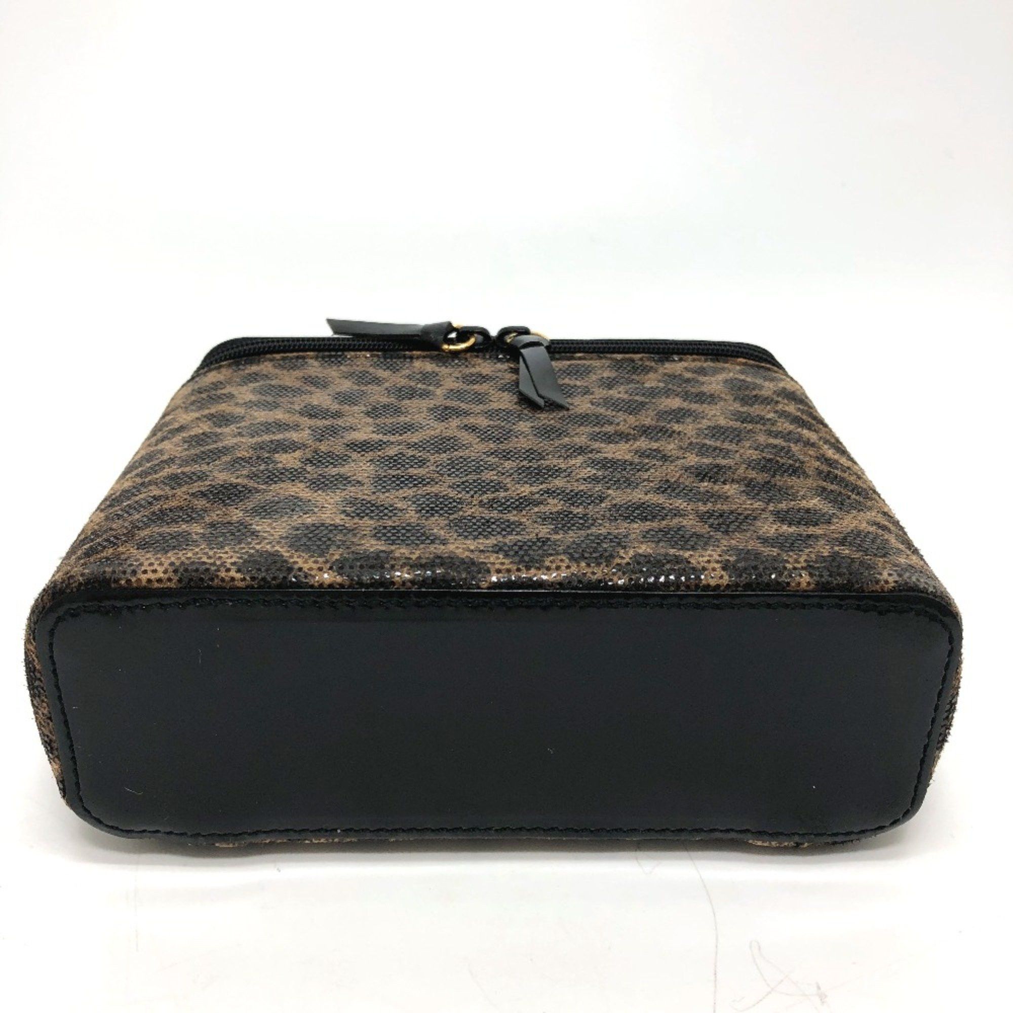 Loewe Loewe Leopard Bag Vanity bag Brown GoldHardware Size ONE SIZE - 4 Thumbnail