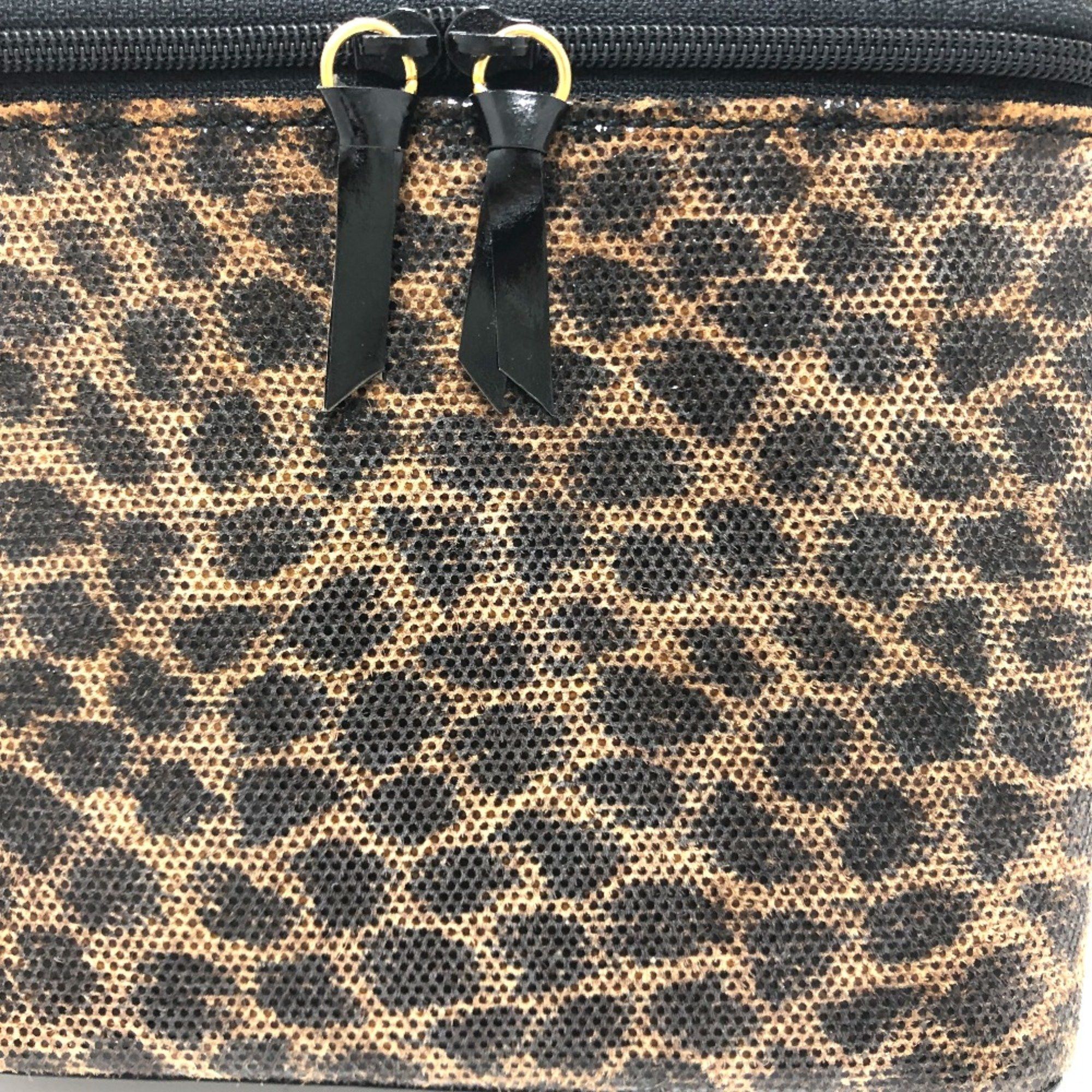 Loewe Loewe Leopard Bag Vanity bag Brown GoldHardware Size ONE SIZE - 7 Thumbnail