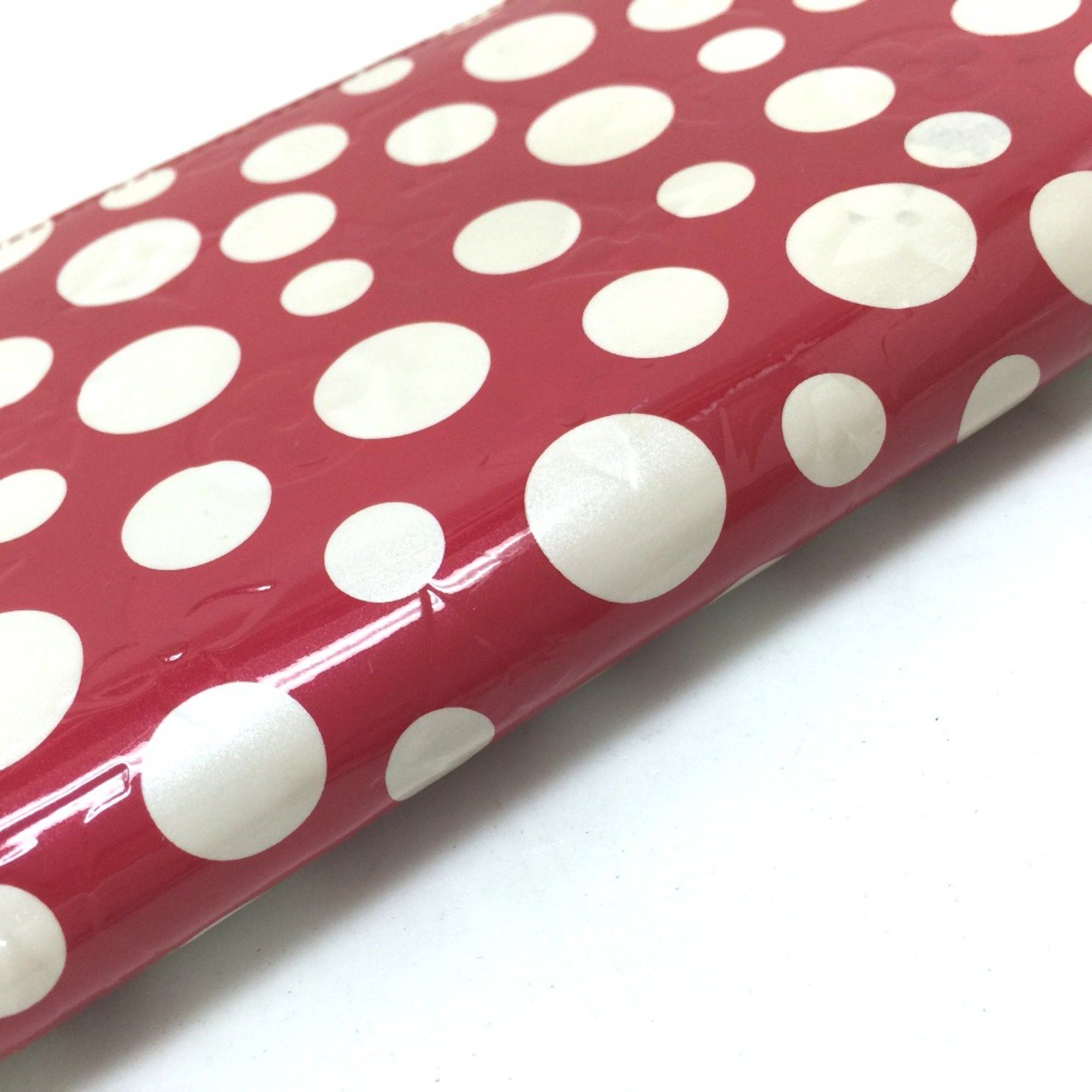 Louis Vuitton Louis Vuitton M91572 Vernis Dot Infinity Zip Around Long Wallet Red Rouge Size ONE SIZE - 4 Thumbnail