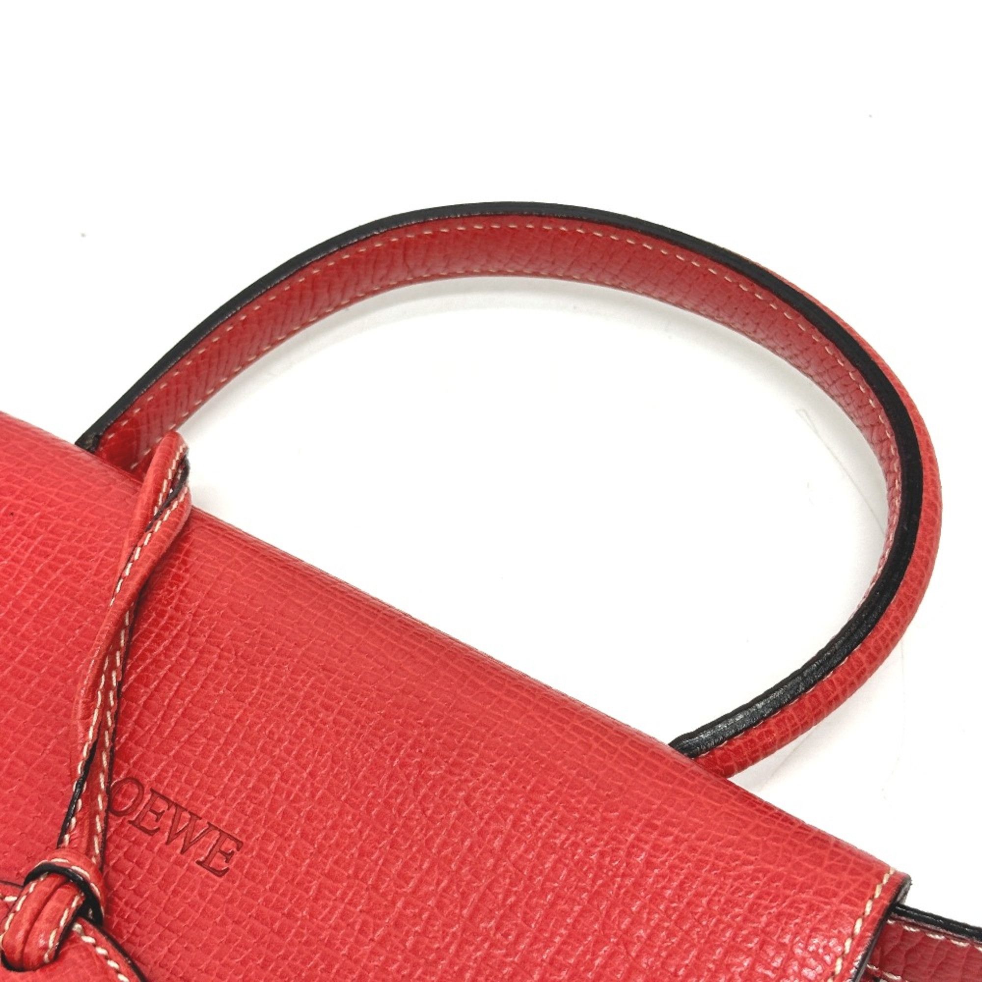Loewe Loewe 2WAY Shoulder Hand Bag Red Size ONE SIZE - 6 Thumbnail