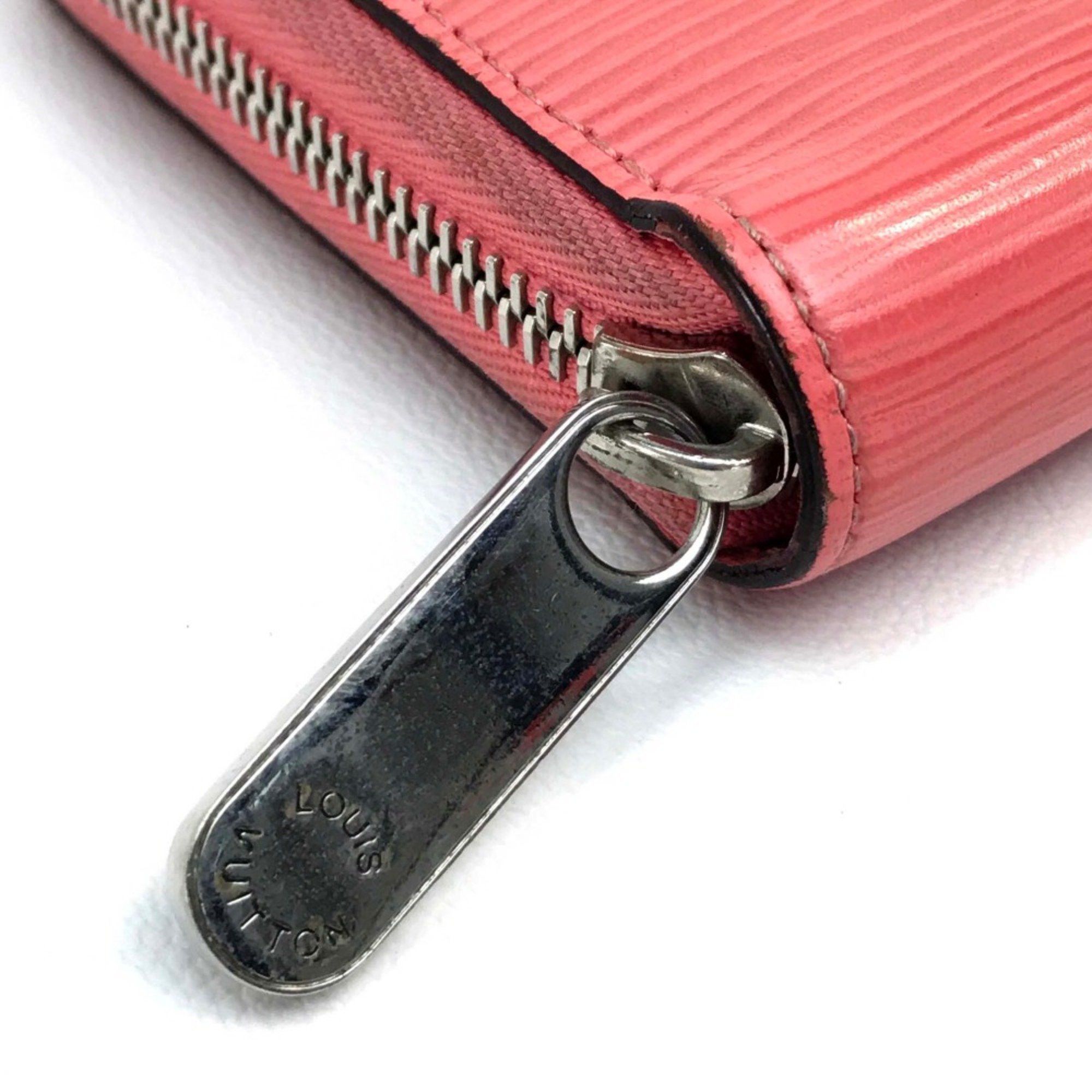 Louis Vuitton Louis Vuitton M60663 Epi Zip Around Long Wallet Long Wallet Corail Pink Based Size ONE SIZE - 5 Thumbnail