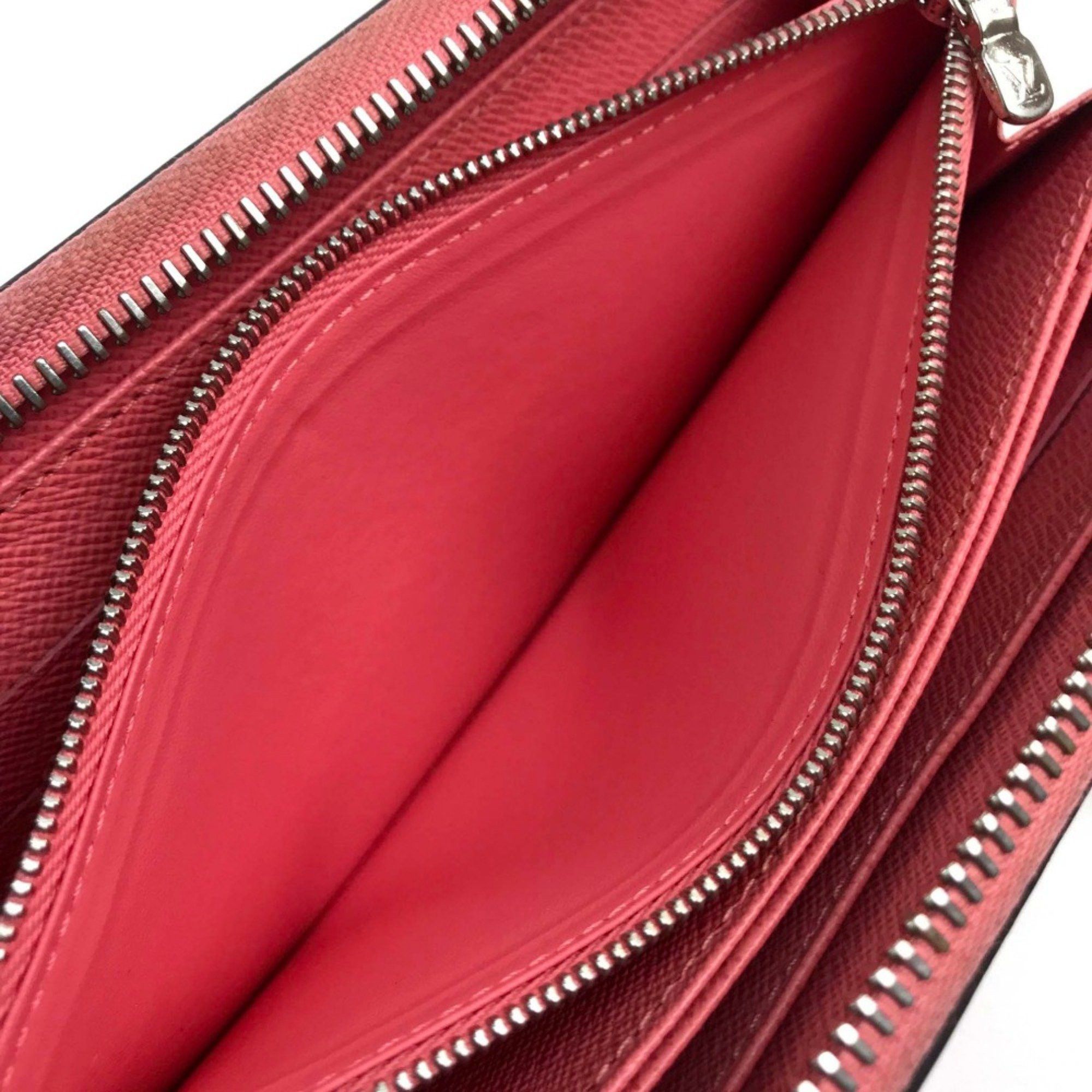 Louis Vuitton Louis Vuitton M60663 Epi Zip Around Long Wallet Long Wallet Corail Pink Based Size ONE SIZE - 9 Thumbnail