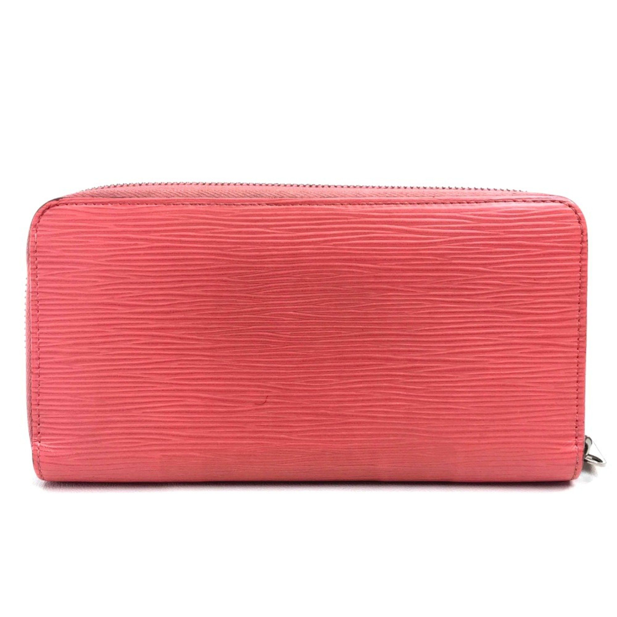 Louis Vuitton Louis Vuitton M60663 Epi Zip Around Long Wallet Long Wallet Corail Pink Based Size ONE SIZE - 2 Thumbnail