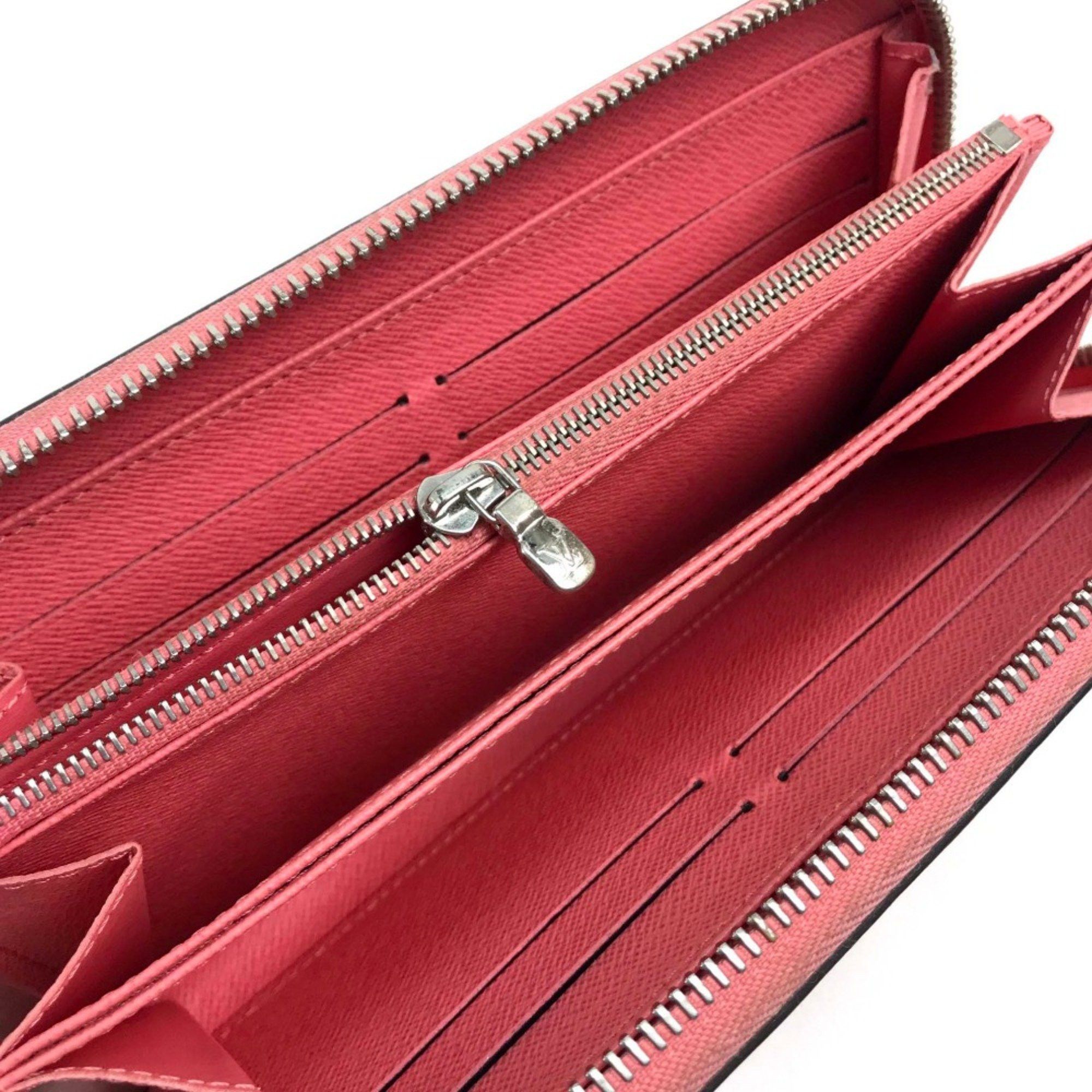 Louis Vuitton Louis Vuitton M60663 Epi Zip Around Long Wallet Long Wallet Corail Pink Based Size ONE SIZE - 7 Thumbnail