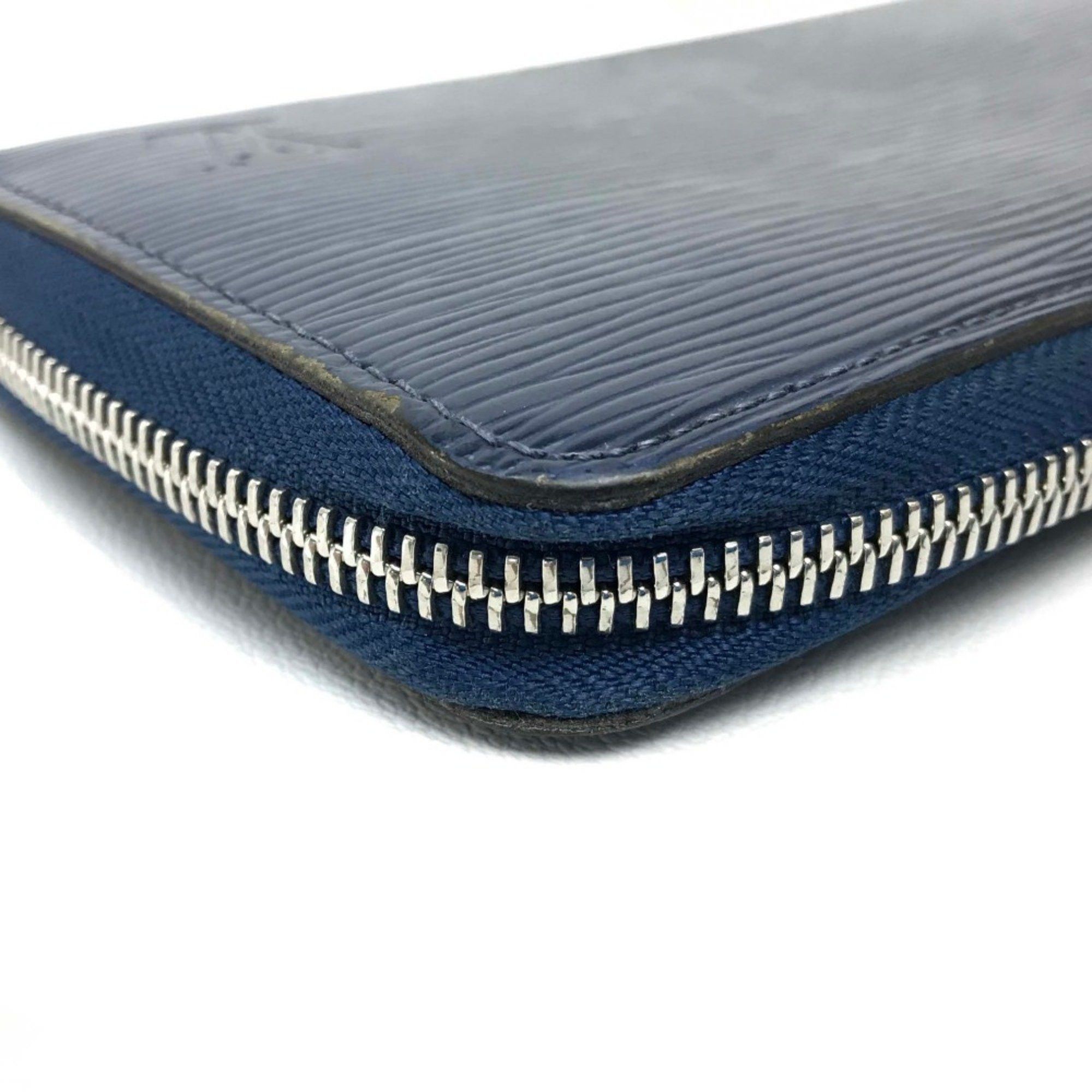 Louis Vuitton Louis Vuitton M60307 Epi Zip Around Long Wallet Long Wallet Indigo Blue blue Size ONE SIZE - 3 Thumbnail