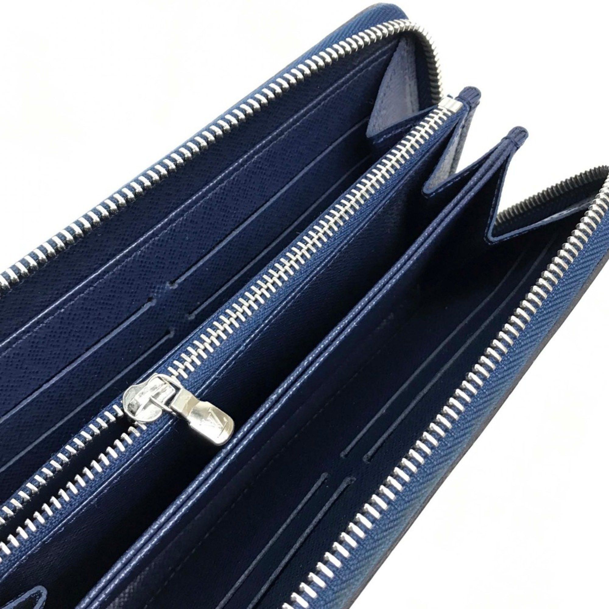 Louis Vuitton Louis Vuitton M60307 Epi Zip Around Long Wallet Long Wallet Indigo Blue blue Size ONE SIZE - 6 Thumbnail