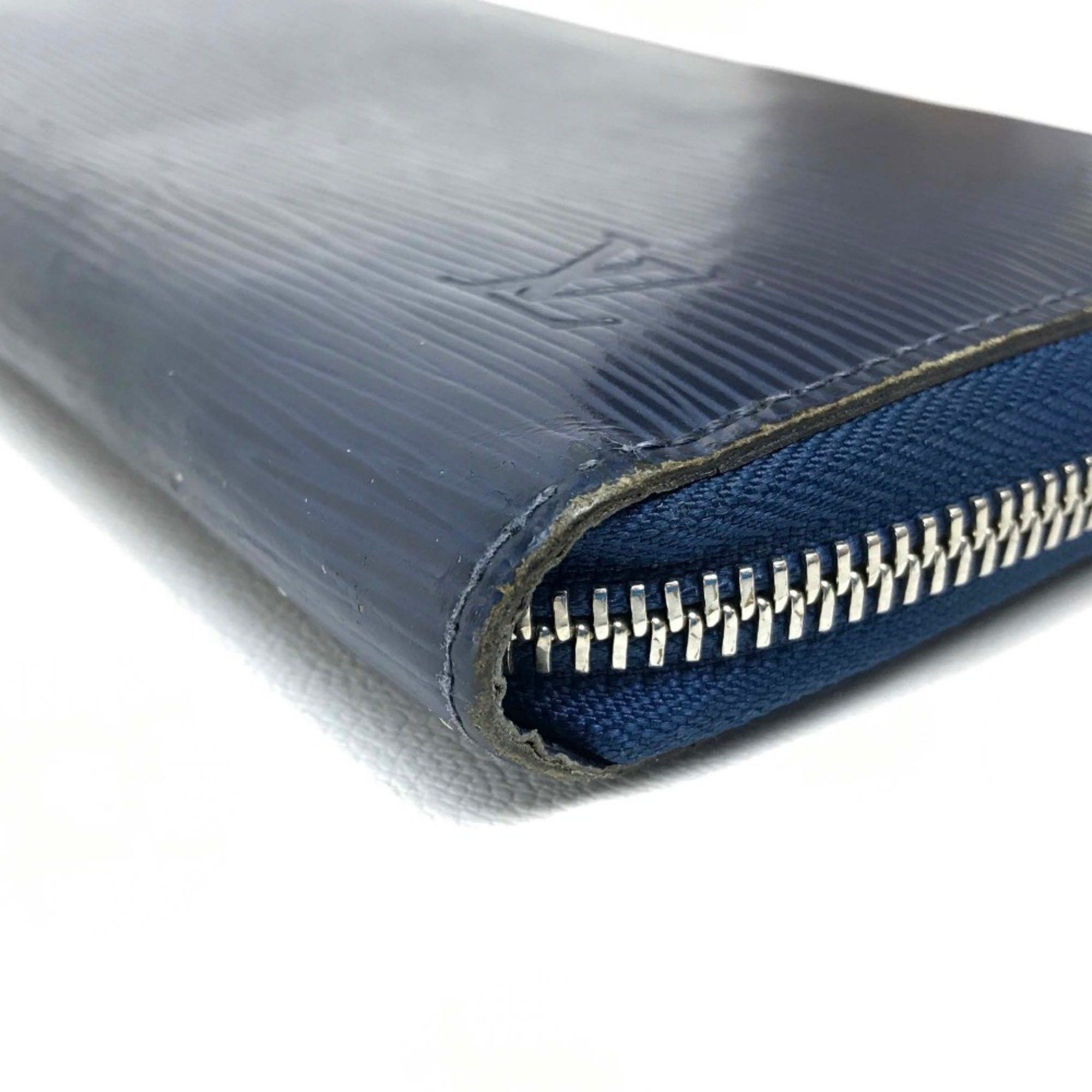 Louis Vuitton Louis Vuitton M60307 Epi Zip Around Long Wallet Long Wallet Indigo Blue blue Size ONE SIZE - 4 Thumbnail