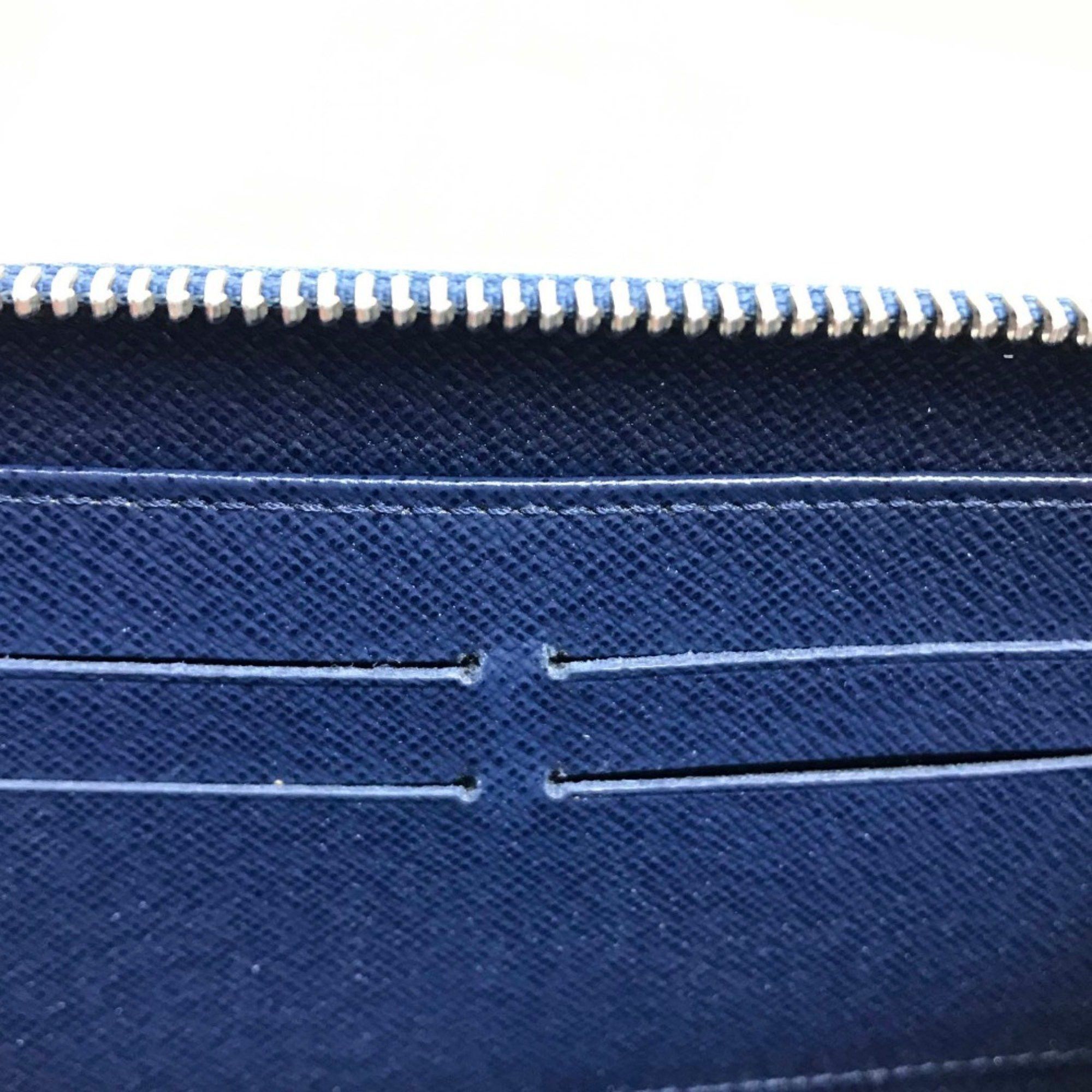 Louis Vuitton Louis Vuitton M60307 Epi Zip Around Long Wallet Long Wallet Indigo Blue blue Size ONE SIZE - 7 Thumbnail
