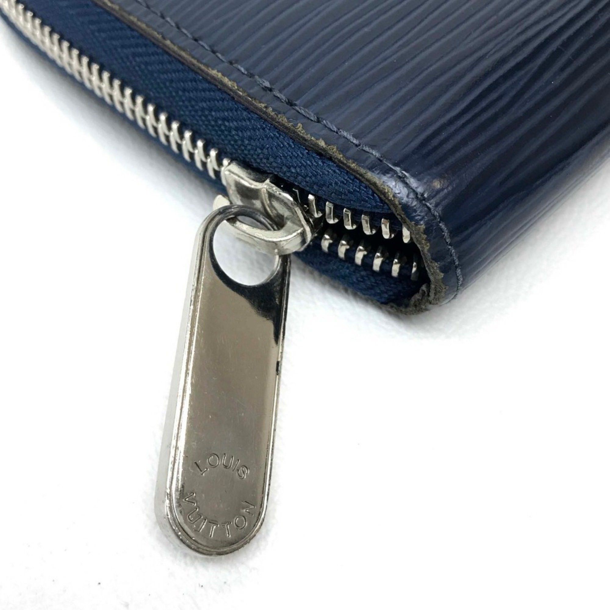 Louis Vuitton Louis Vuitton M60307 Epi Zip Around Long Wallet Long Wallet Indigo Blue blue Size ONE SIZE - 5 Thumbnail