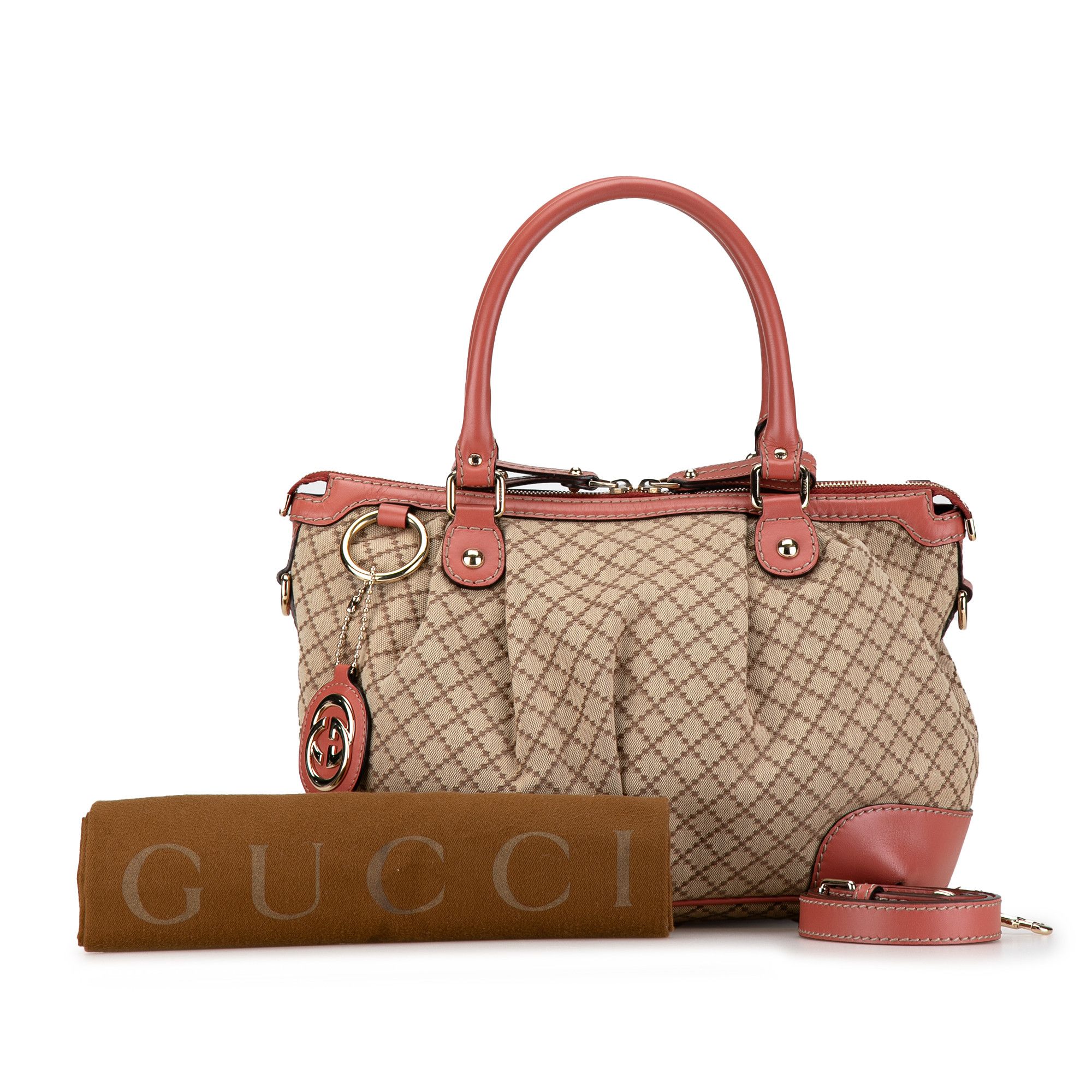 Gucci Gucci Canvas Diamante Sukey Satchel Size ONE SIZE - 12 Thumbnail