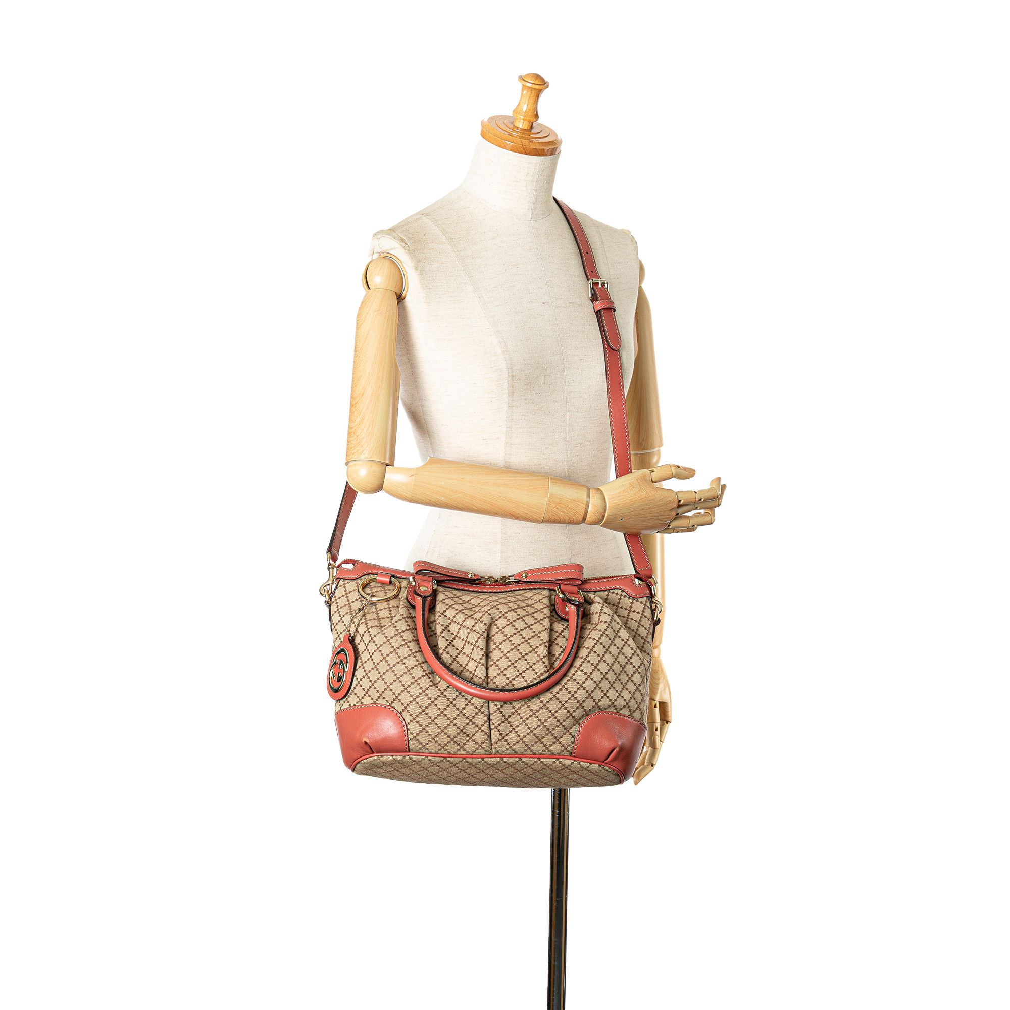 Gucci Gucci Canvas Diamante Sukey Satchel Size ONE SIZE - 11 Thumbnail
