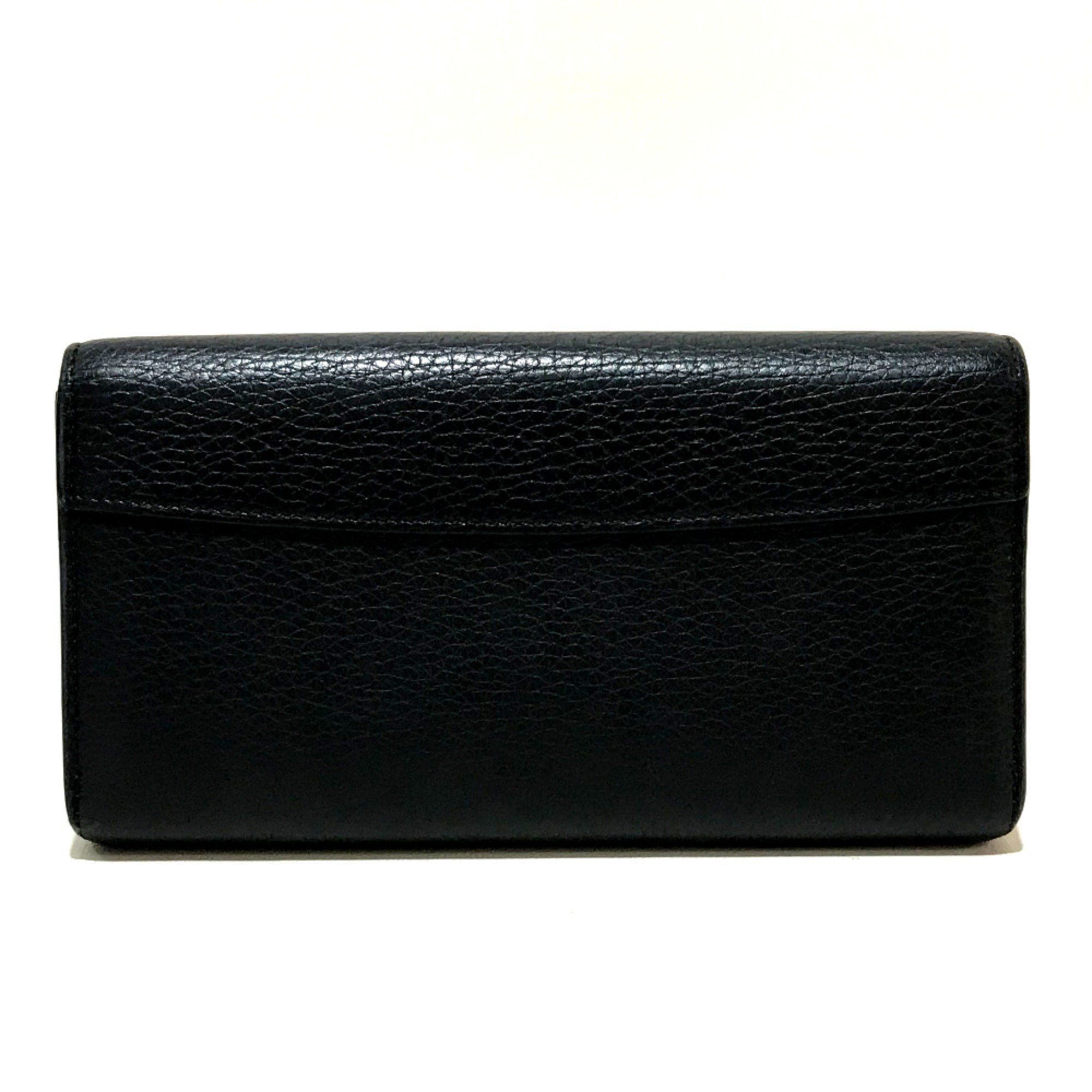 Louis Vuitton Louis Vuitton M62076 Taurillon Clemence Long Wallet Folded wallet Noir Black Size ONE SIZE - 2 Thumbnail