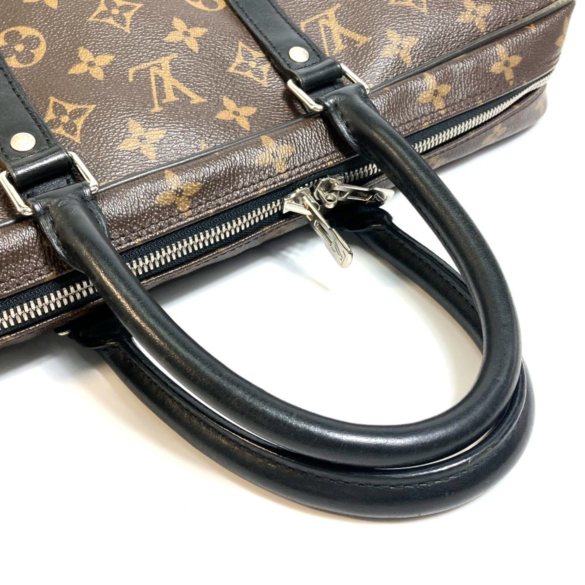 Louis Vuitton Louis Vuitton M40225 Monogram-Macassar bag business bag Briefcase Brown Size ONE SIZE - 3 Thumbnail