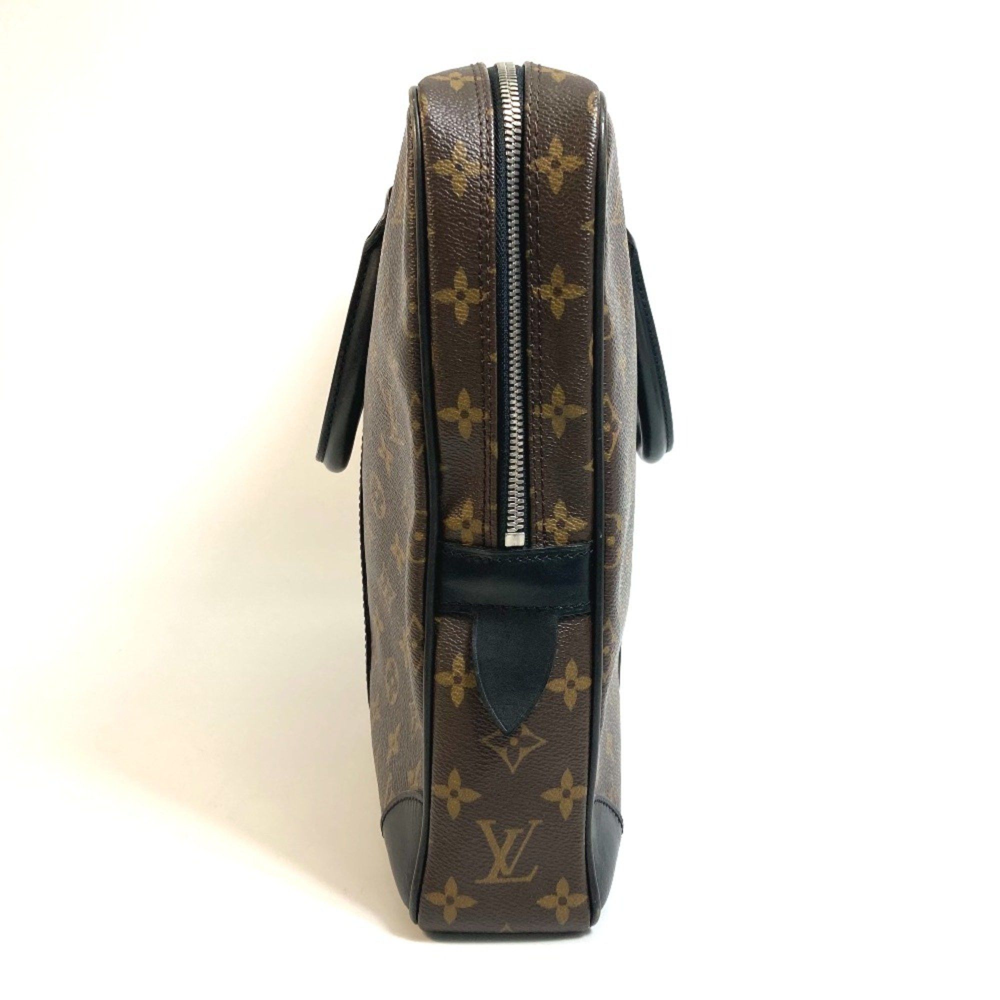 Louis Vuitton Louis Vuitton M40225 Monogram-Macassar bag business bag Briefcase Brown Size ONE SIZE - 4 Thumbnail