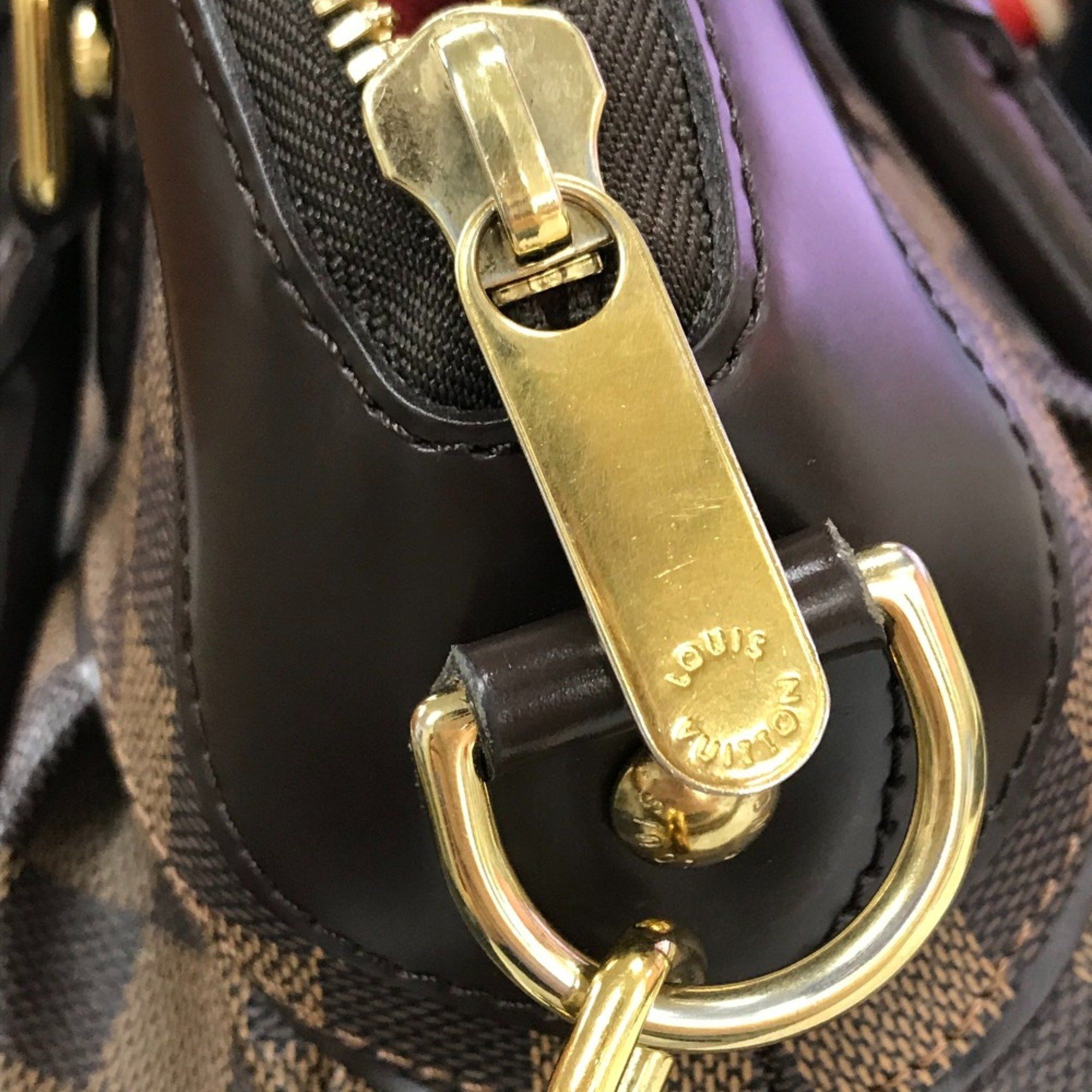Louis Vuitton Louis Vuitton N51997 Damier Bag Hand Bag Ebene Brown Size ONE SIZE - 11 Thumbnail