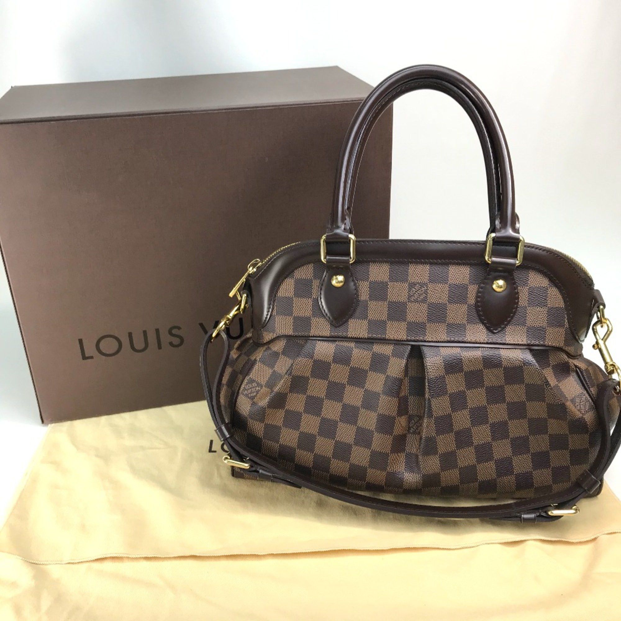Louis Vuitton Louis Vuitton N51997 Damier Bag Hand Bag Ebene Brown Size ONE SIZE - 13 Thumbnail