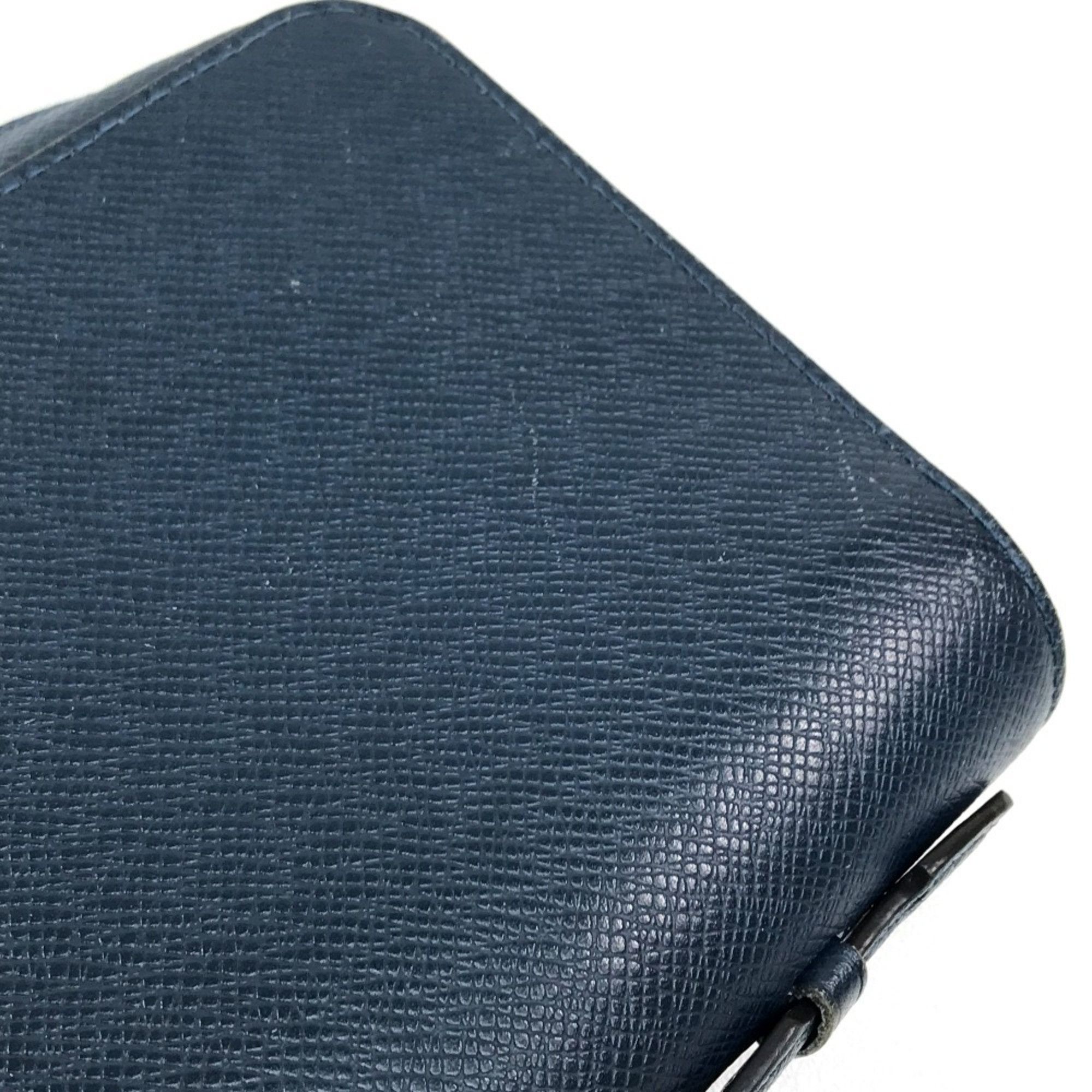 Louis Vuitton Louis Vuitton M42098 Taiga Bag Clutch bag with handle Long Wallet Ocan Blue Based Size ONE SIZE - 9 Thumbnail