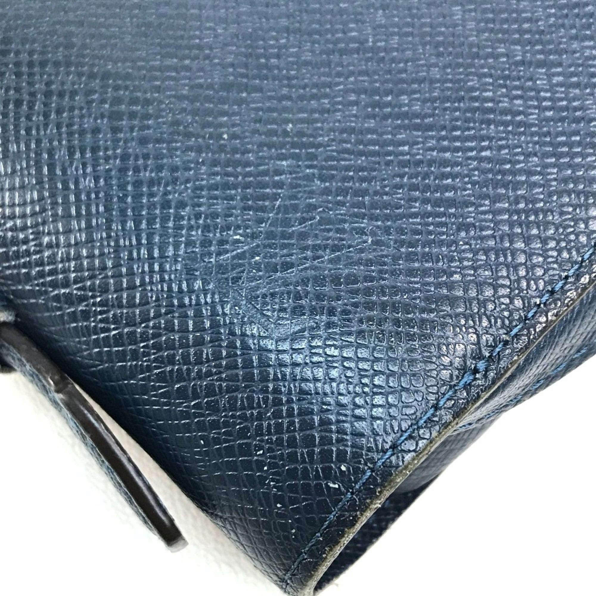Louis Vuitton Louis Vuitton M42098 Taiga Bag Clutch bag with handle Long Wallet Ocan Blue Based Size ONE SIZE - 7 Thumbnail
