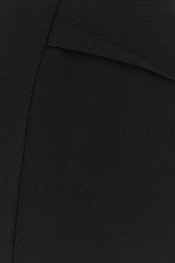 Versace Black Stretch Wool Skirt Size 27" / US 4 / IT 40 - 5 Thumbnail