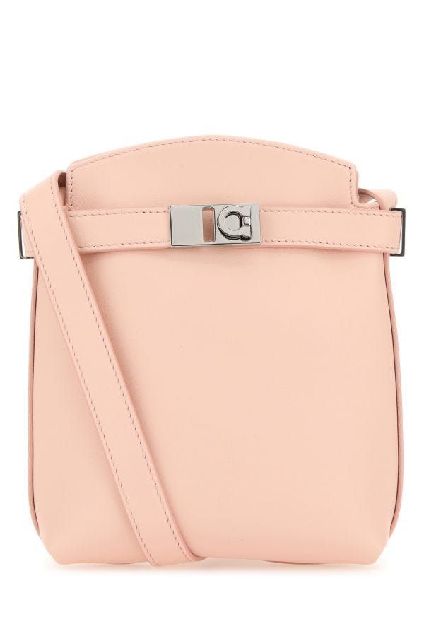 Salvatore Ferragamo Pastel Pink Leather Gancini Phone Case Size ONE SIZE - 3 Thumbnail