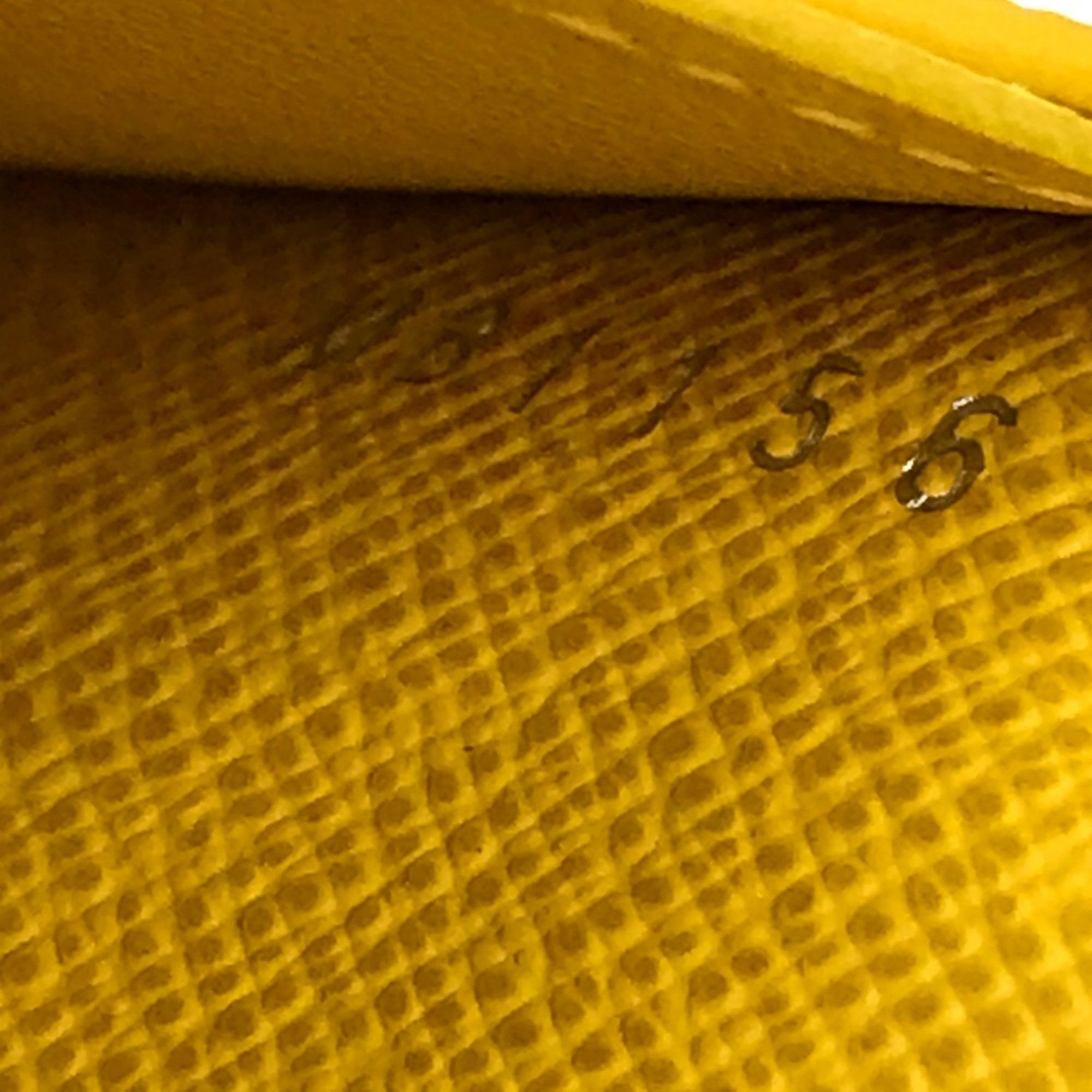Louis Vuitton Louis Vuitton M42087 Taiga Long Wallet Jaune yellow Size ONE SIZE - 13 Thumbnail