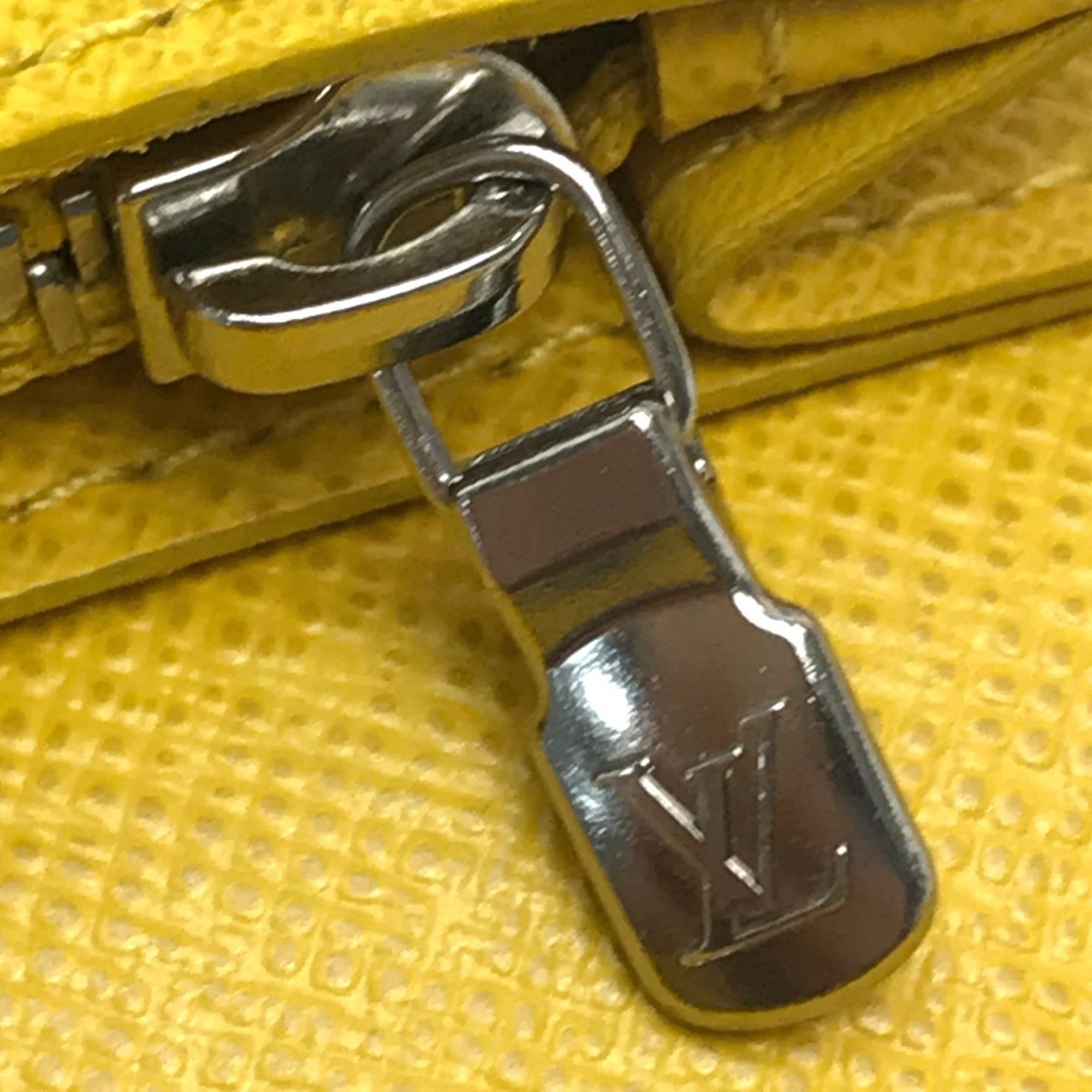 Louis Vuitton Louis Vuitton M42087 Taiga Long Wallet Jaune yellow Size ONE SIZE - 8 Thumbnail
