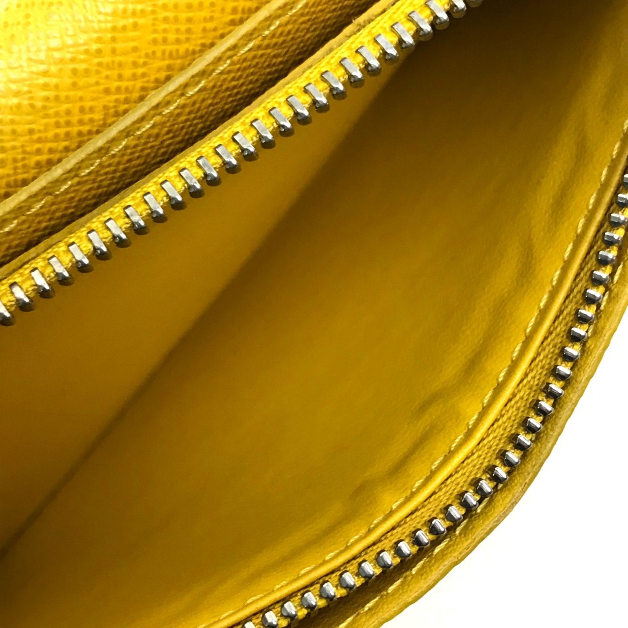 Louis Vuitton Louis Vuitton M42087 Taiga Long Wallet Jaune yellow Size ONE SIZE - 9 Thumbnail