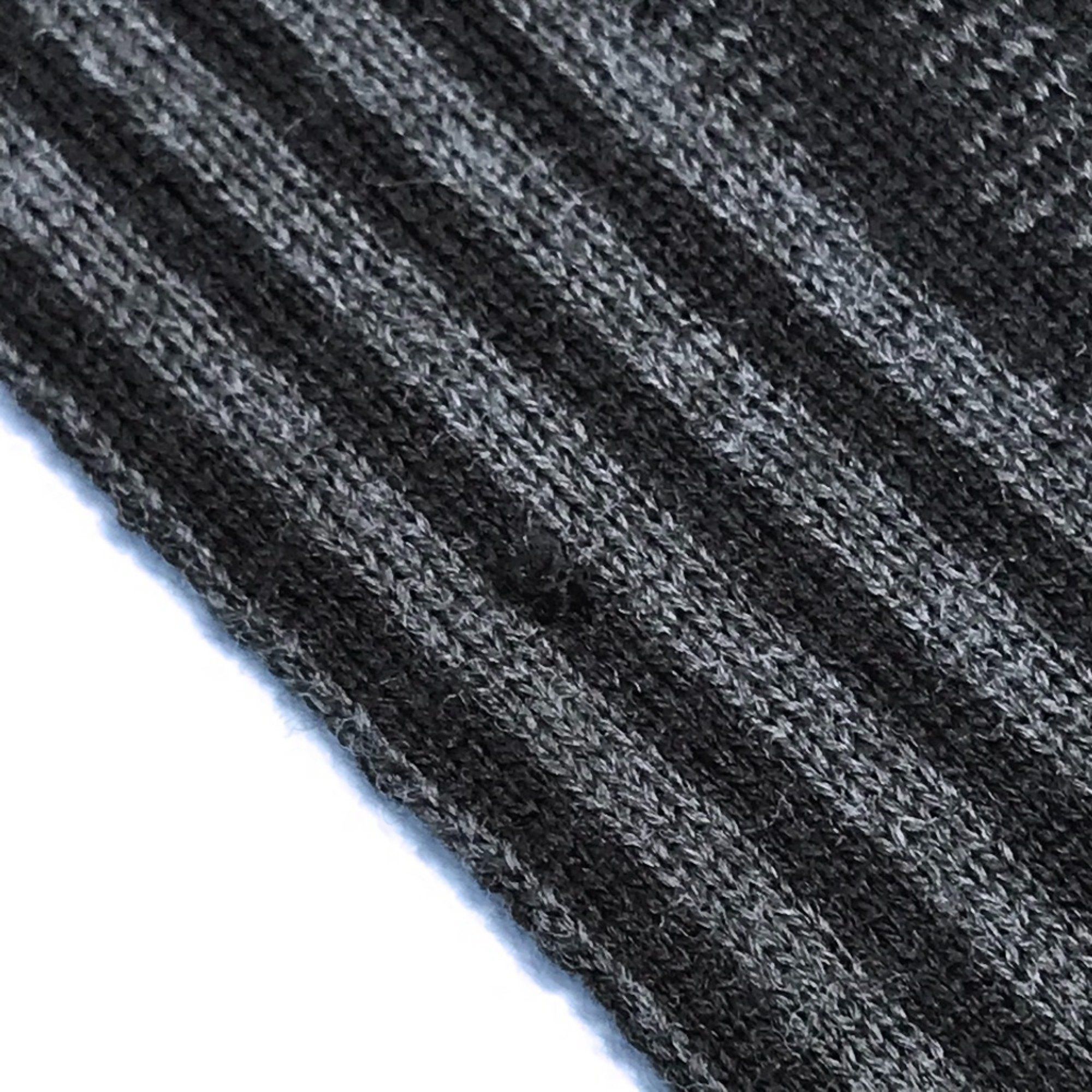 Louis Vuitton Louis Vuitton 401910 Logo pattern Scarf Black /Gray Size ONE SIZE - 9 Thumbnail
