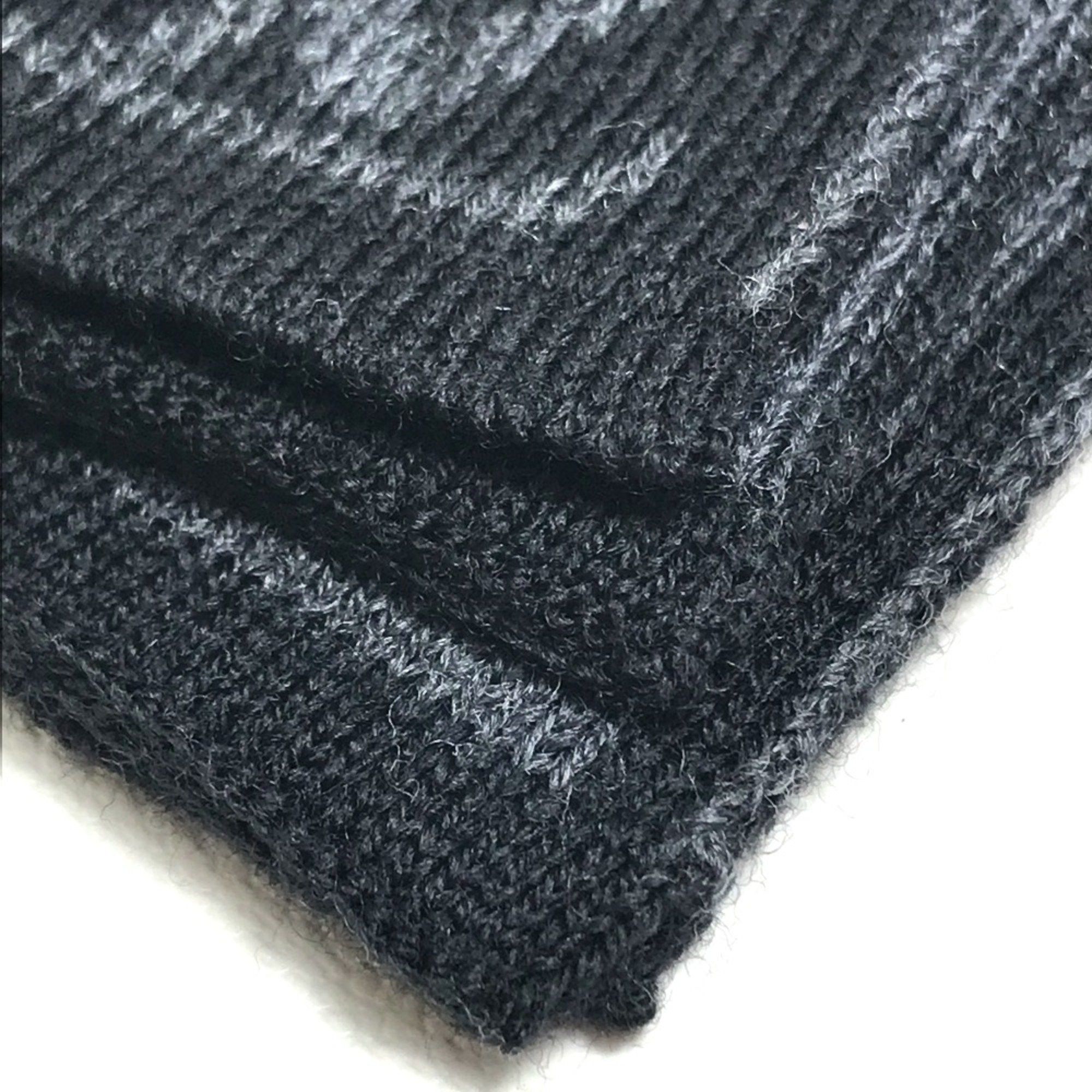 Louis Vuitton Louis Vuitton 401910 Logo pattern Scarf Black /Gray Size ONE SIZE - 3 Thumbnail