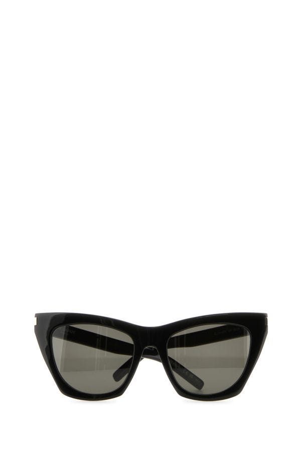 Saint Laurent Paris Black Acetate Sl 214 Sunglasses Size ONE SIZE - 4 Thumbnail