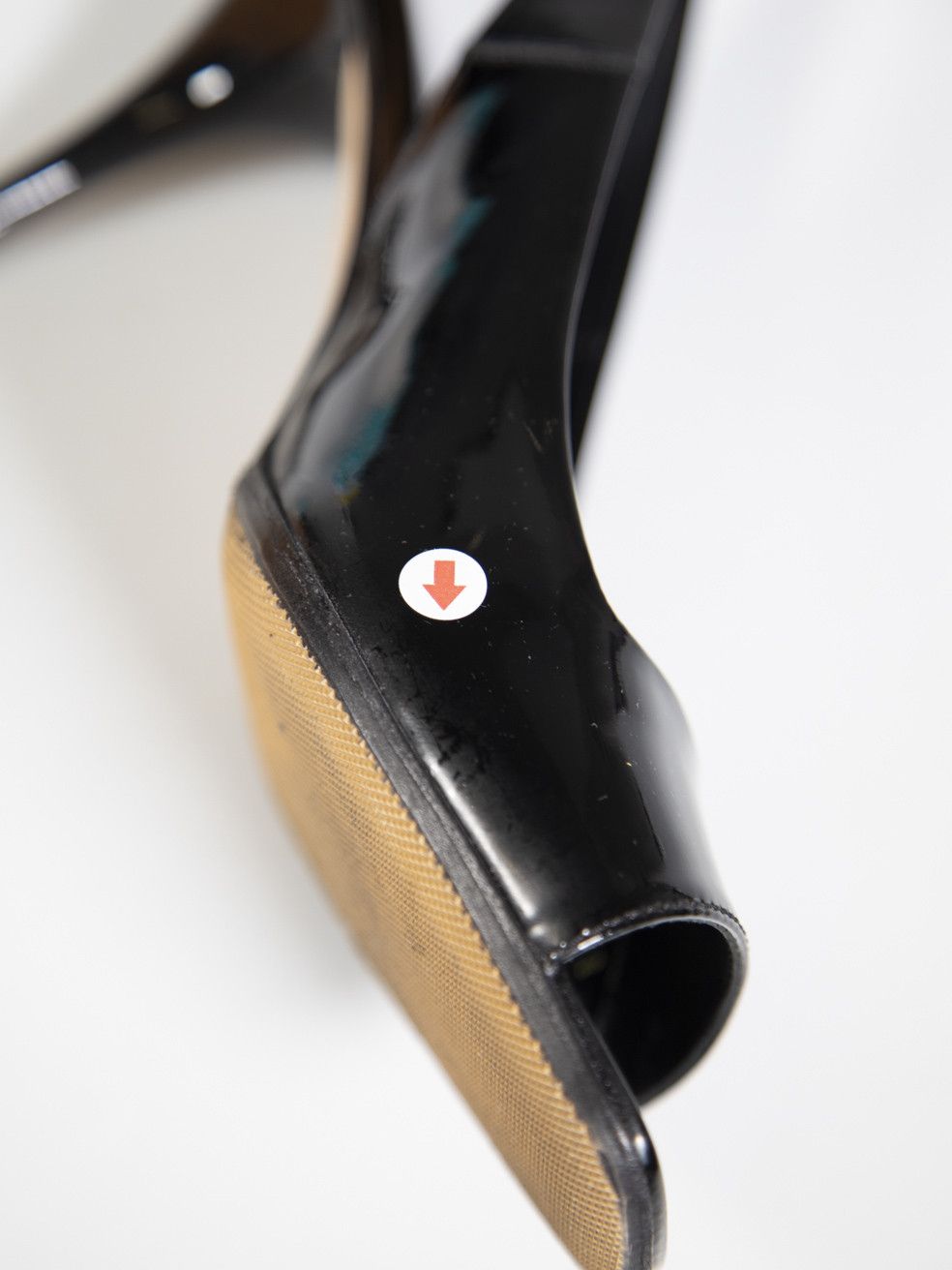 Tod's Black Slingback Patent Leather Sandals Size US 7.5 / IT 37.5 - 9 Thumbnail