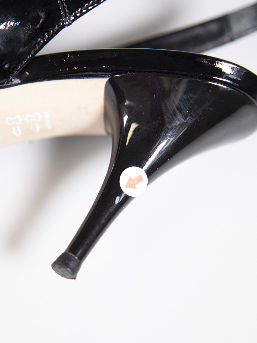 Tod's Black Slingback Patent Leather Sandals Size US 7.5 / IT 37.5 - 10 Thumbnail