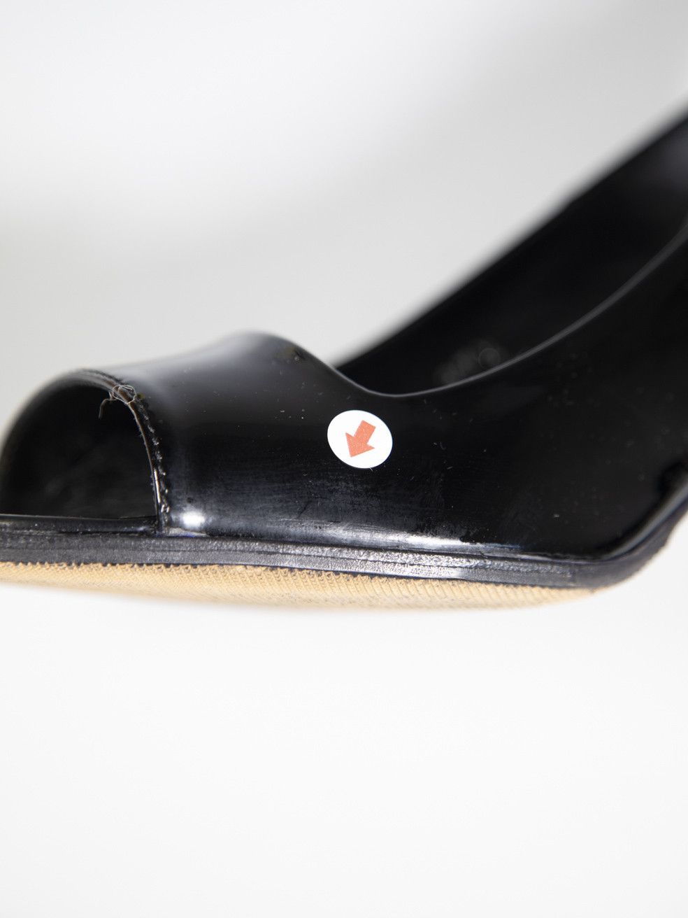 Tod's Black Slingback Patent Leather Sandals Size US 7.5 / IT 37.5 - 7 Thumbnail