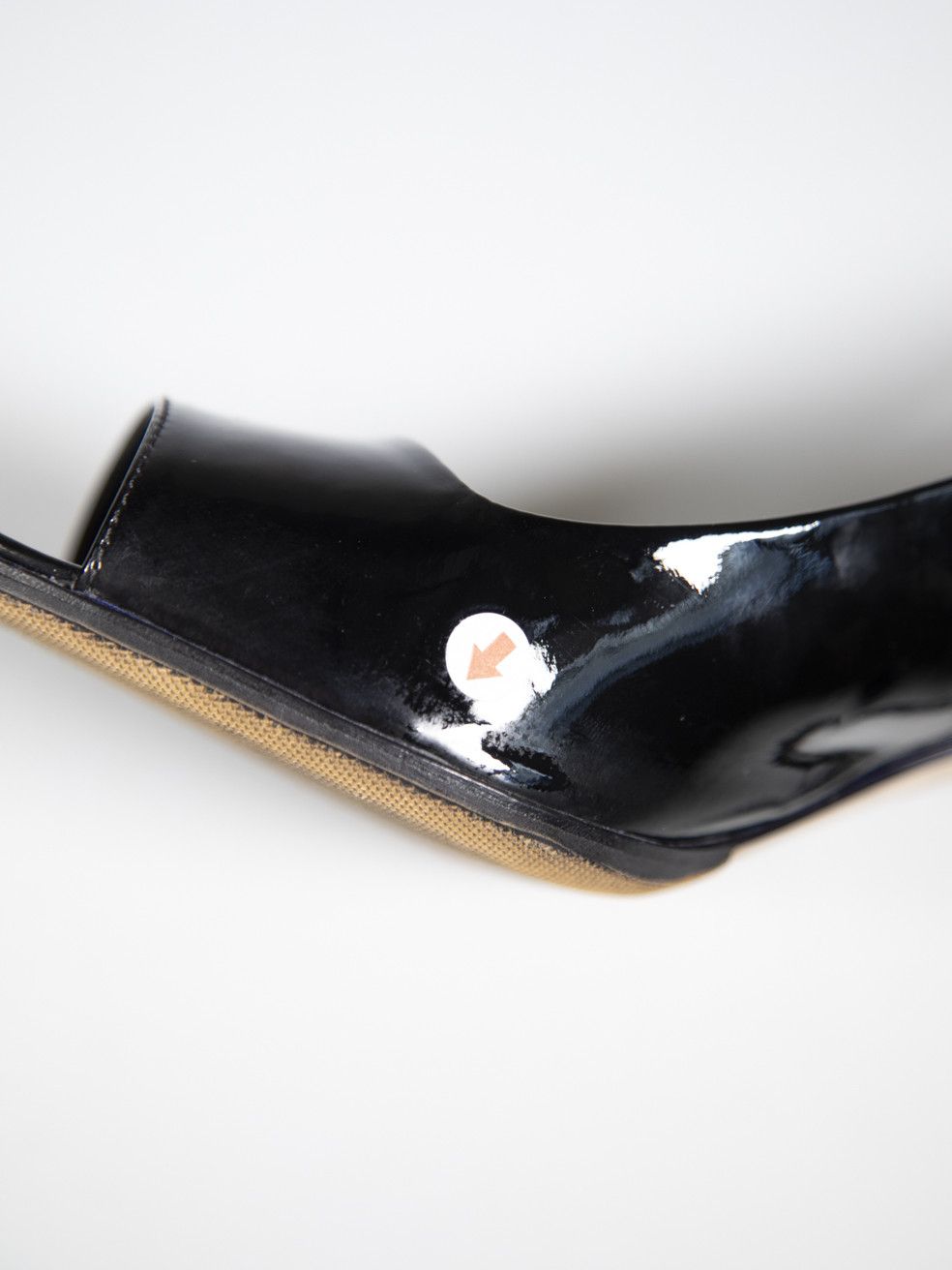 Tod's Black Slingback Patent Leather Sandals Size US 7.5 / IT 37.5 - 8 Thumbnail