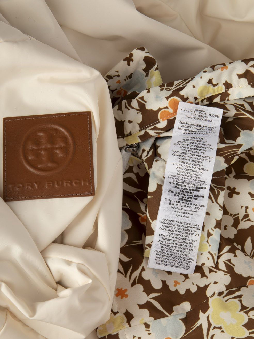 Tory Burch Floral Hooded Raincoat Size XS / US 0-2 / IT 36-38 - 5 Thumbnail
