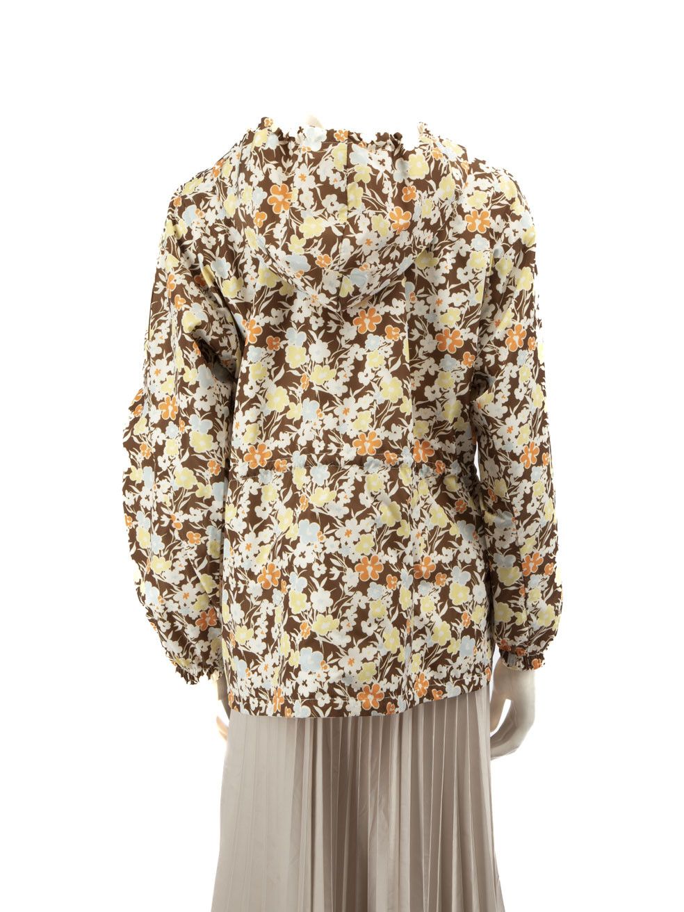 Tory Burch Floral Hooded Raincoat Size XS / US 0-2 / IT 36-38 - 3 Thumbnail
