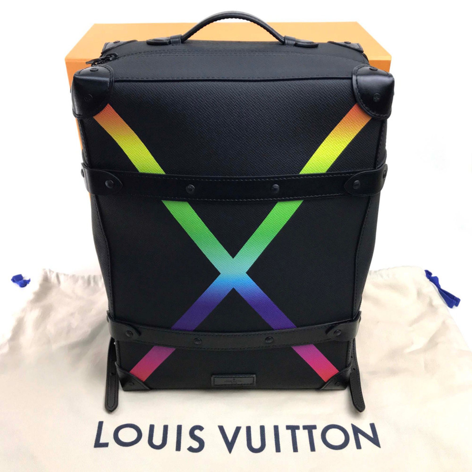Louis Vuitton Louis Vuitton M30337 taiga rainbow Backpack Black Size ONE SIZE - 6 Thumbnail