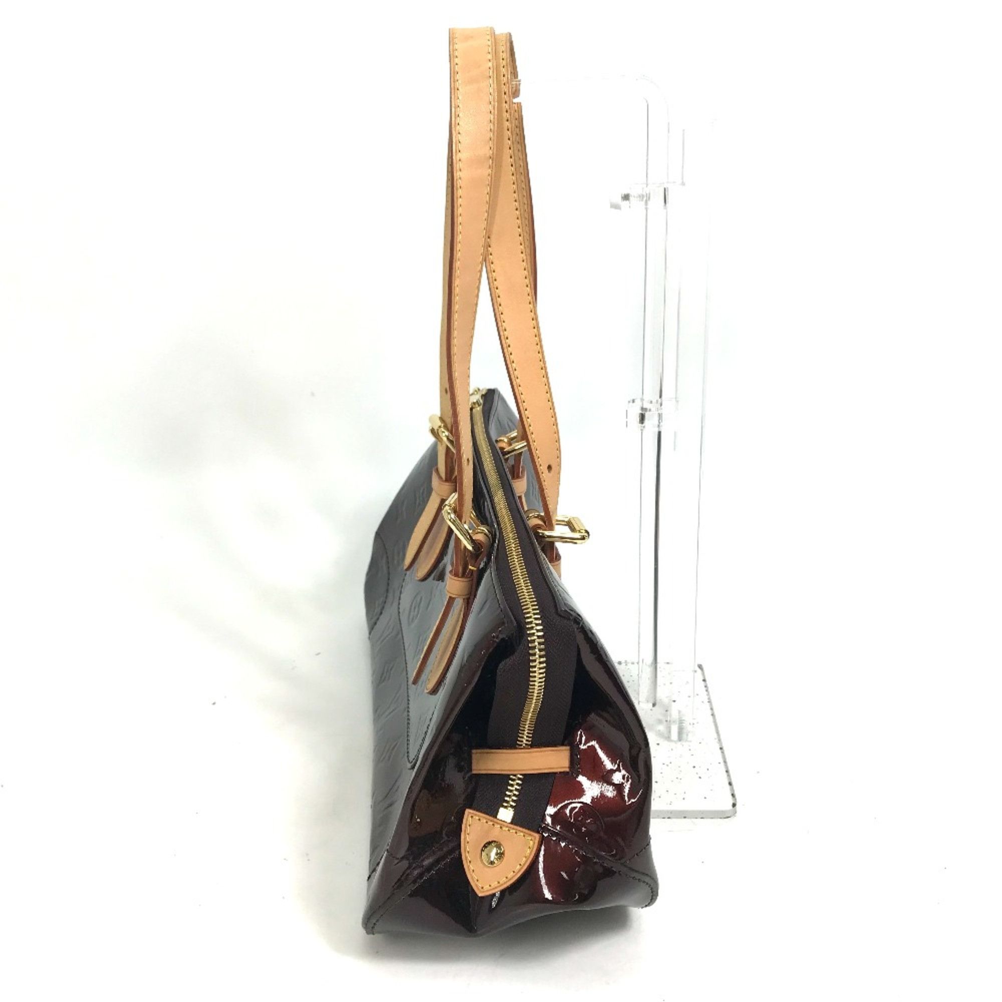 Louis Vuitton Louis Vuitton M93510 MonogramVernis bag shawl Shoulder Bag Amarante wine-red Size ONE SIZE - 4 Thumbnail
