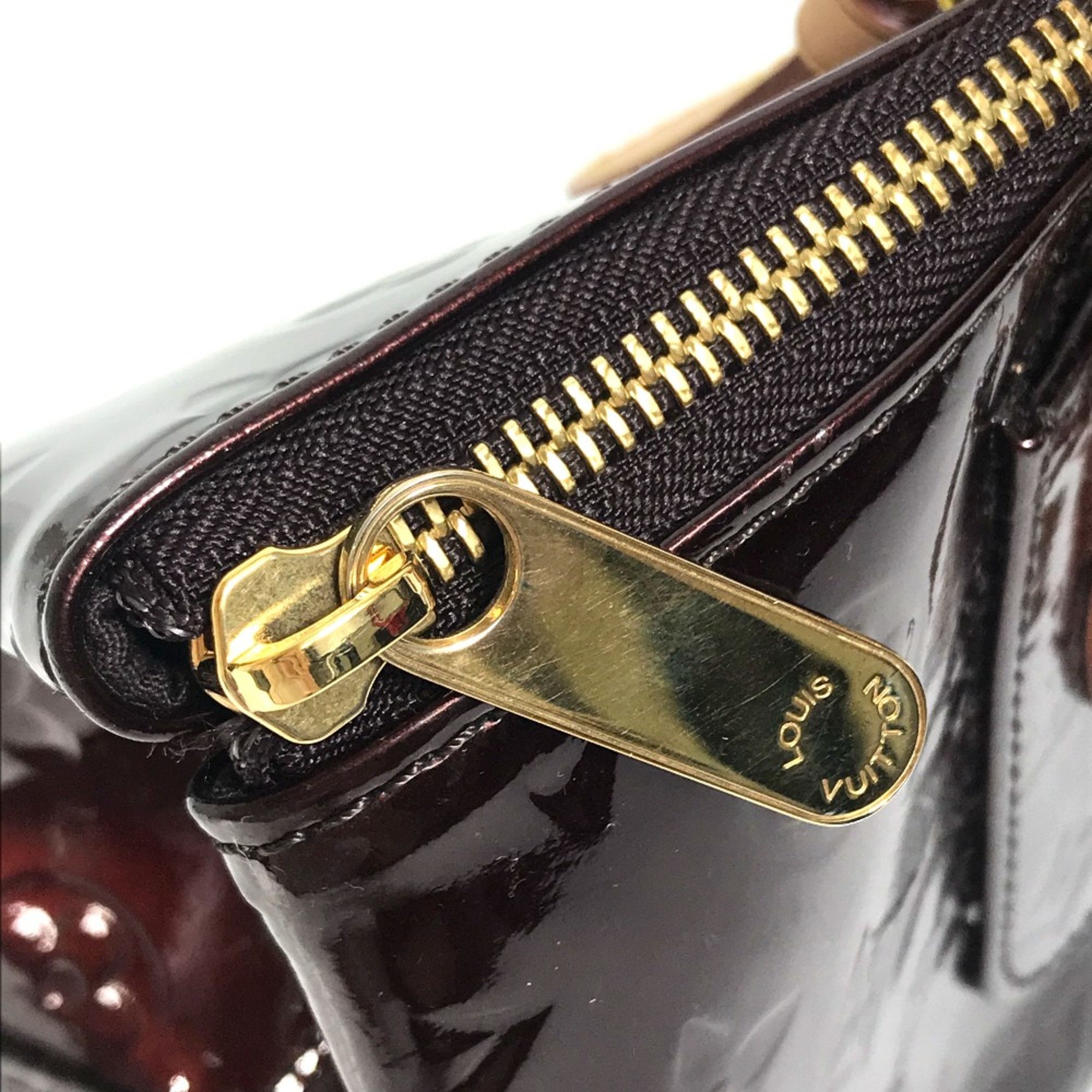 Louis Vuitton Louis Vuitton M93510 MonogramVernis bag shawl Shoulder Bag Amarante wine-red Size ONE SIZE - 8 Thumbnail