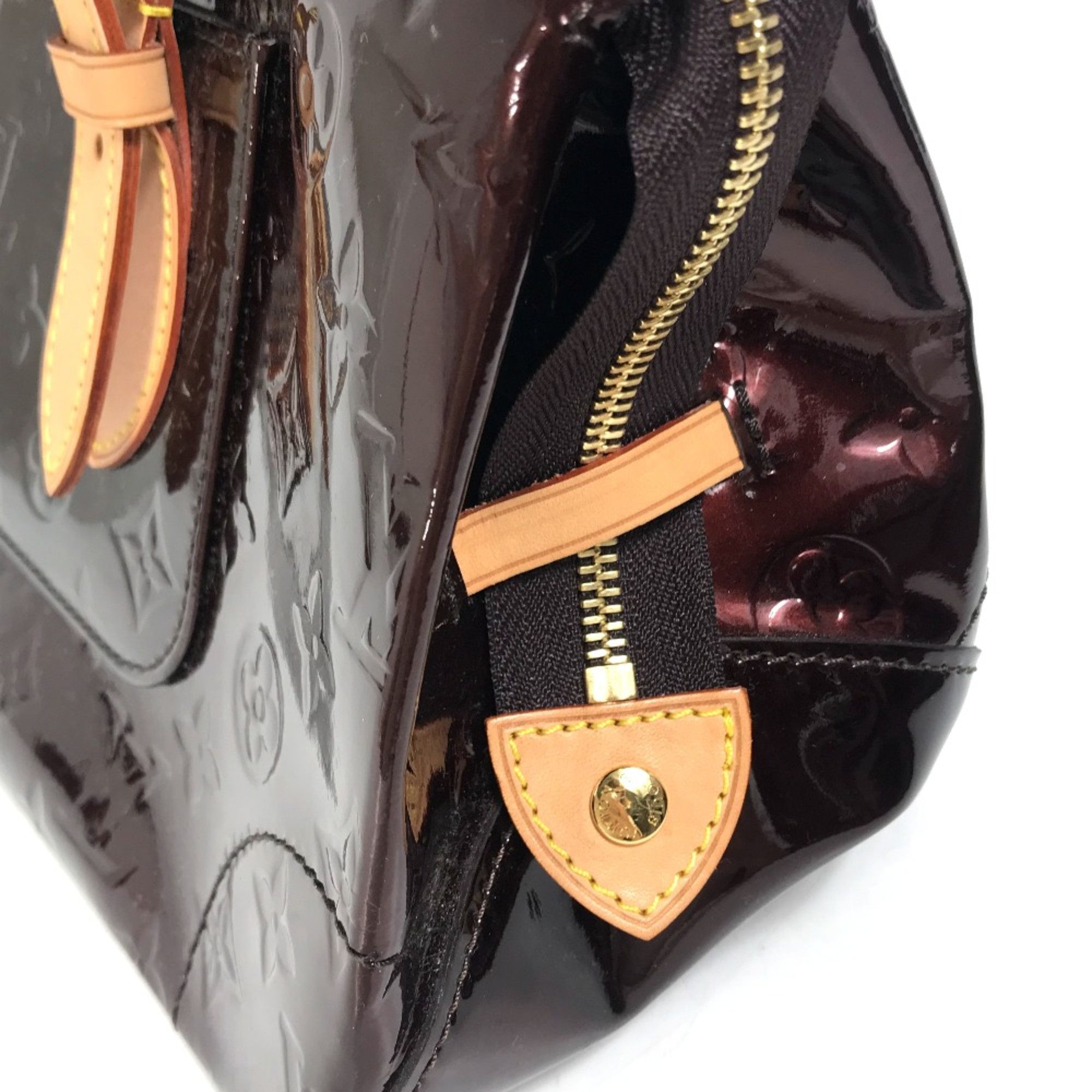 Louis Vuitton Louis Vuitton M93510 MonogramVernis bag shawl Shoulder Bag Amarante wine-red Size ONE SIZE - 9 Thumbnail