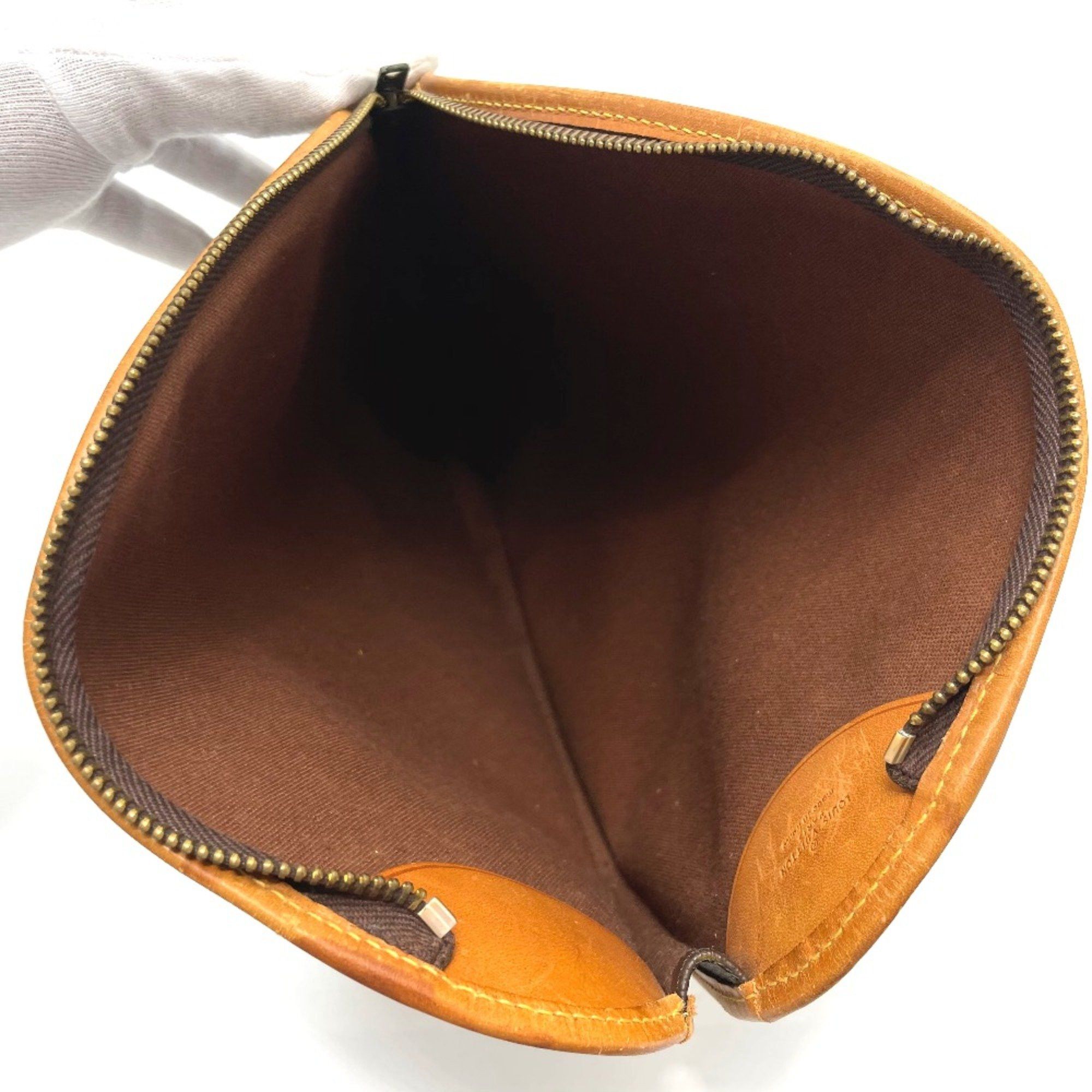Louis Vuitton Louis Vuitton Monogram racket case tennis Pouch Brown Size ONE SIZE - 11 Thumbnail