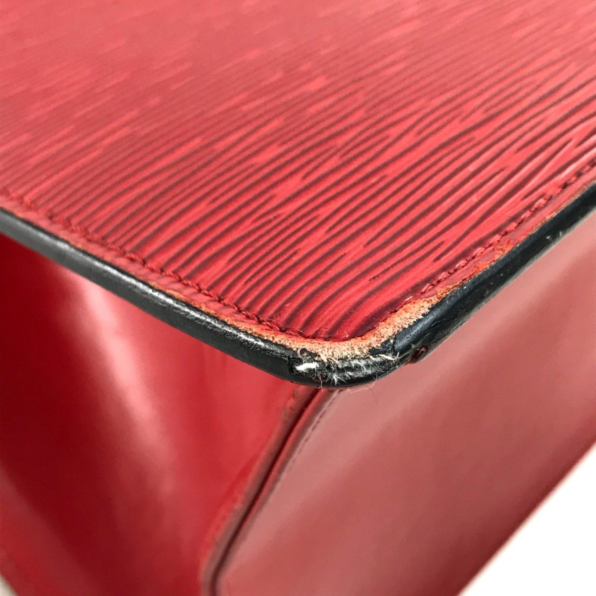 Louis Vuitton Louis Vuitton M48187 Epi bag logo Hand Bag Castilian red Red Size ONE SIZE - 5 Thumbnail