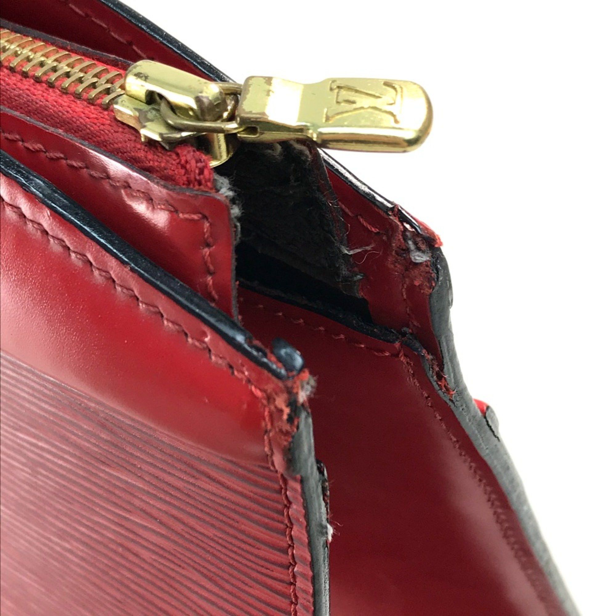 Louis Vuitton Louis Vuitton M48187 Epi bag logo Hand Bag Castilian red Red Size ONE SIZE - 7 Thumbnail