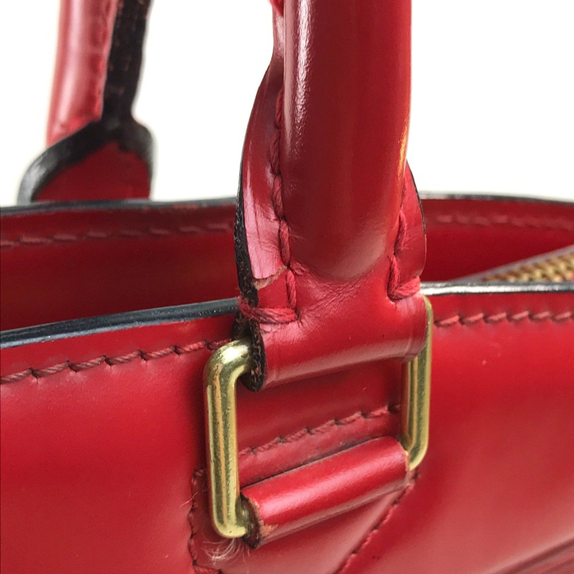 Louis Vuitton Louis Vuitton M48187 Epi bag logo Hand Bag Castilian red Red Size ONE SIZE - 8 Thumbnail