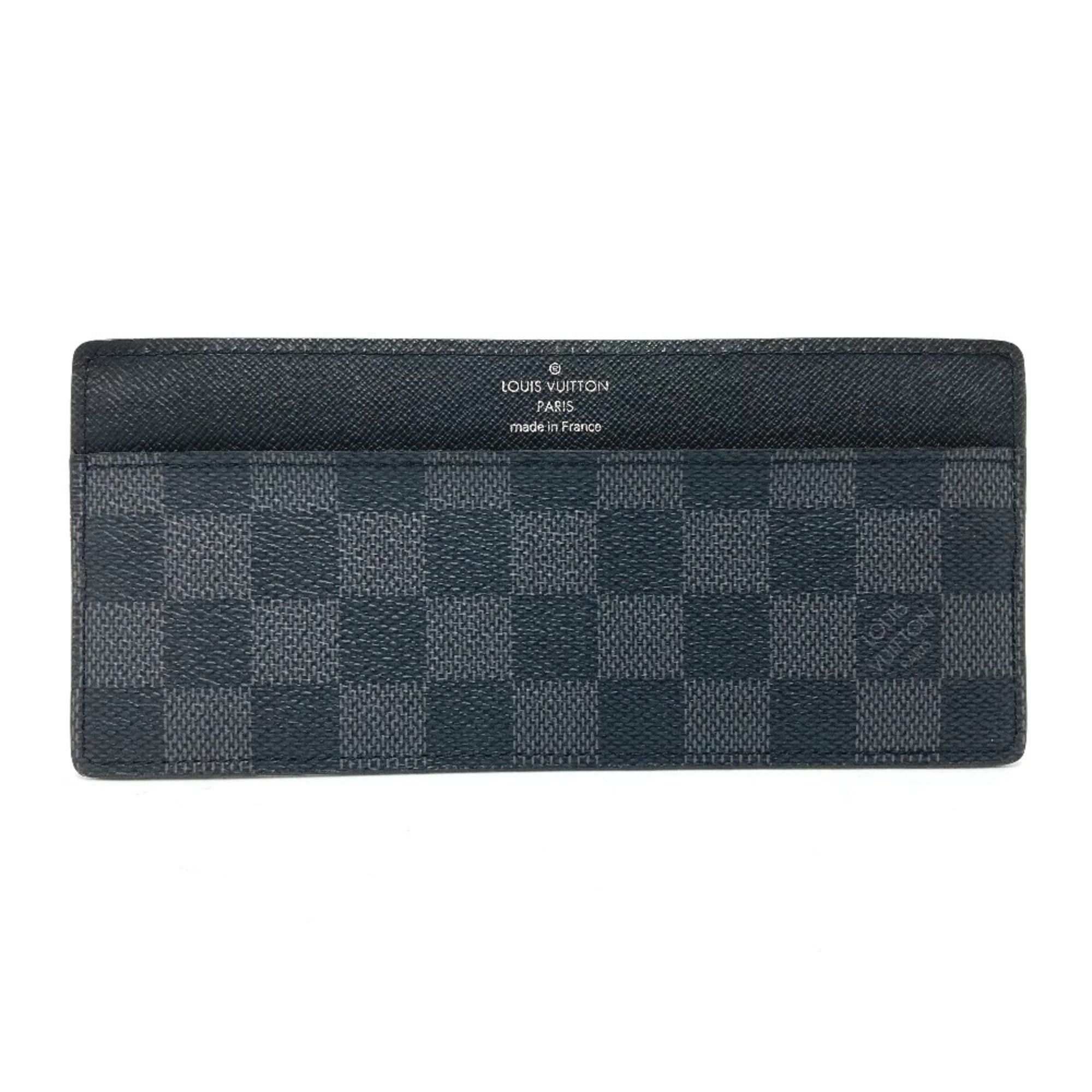 Louis Vuitton Louis Vuitton Damier Graphite Fashion Accessories Card Case Black Size ONE SIZE - 2 Thumbnail
